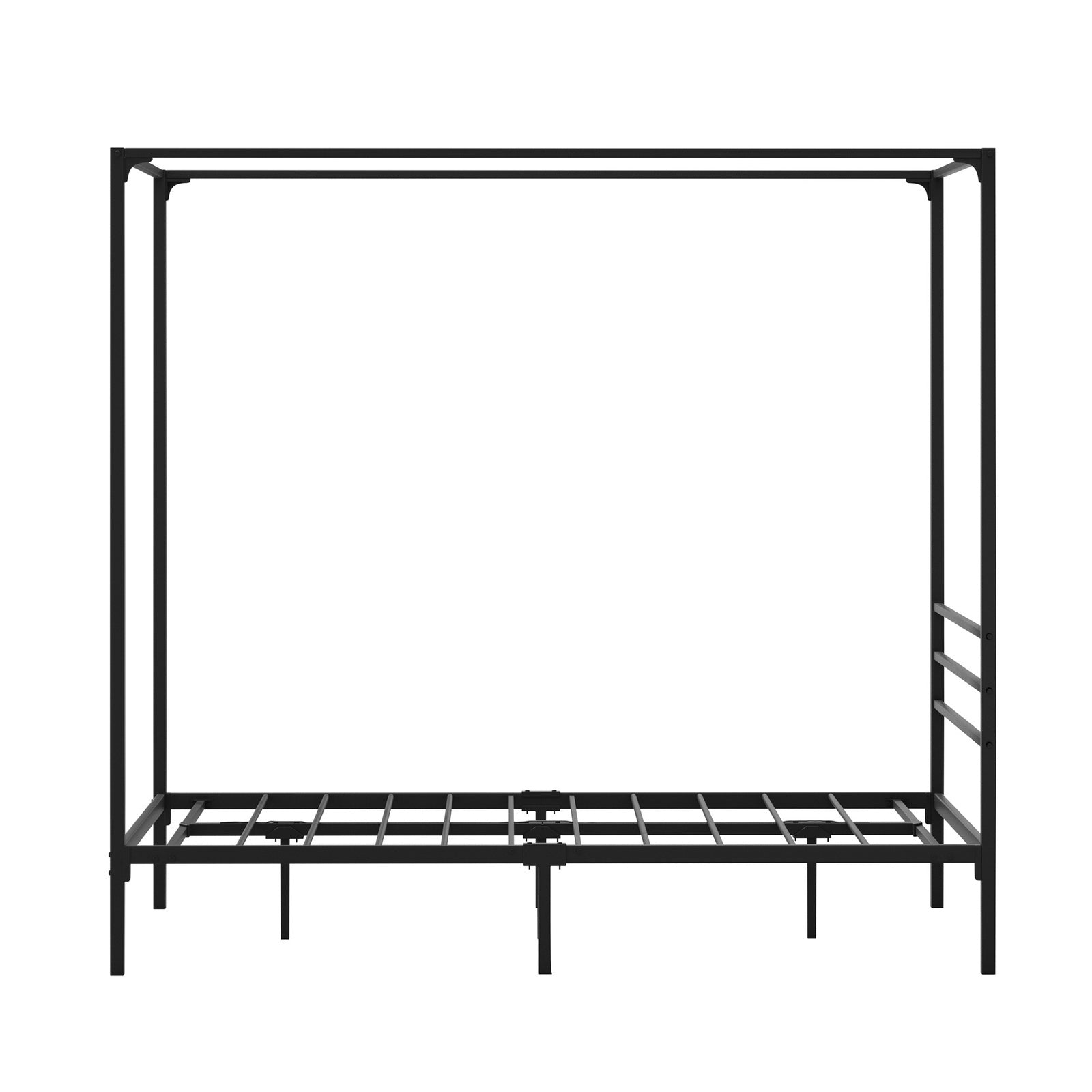 Oikiture Metal Canopy Bed Frame Single Size Beds Platform