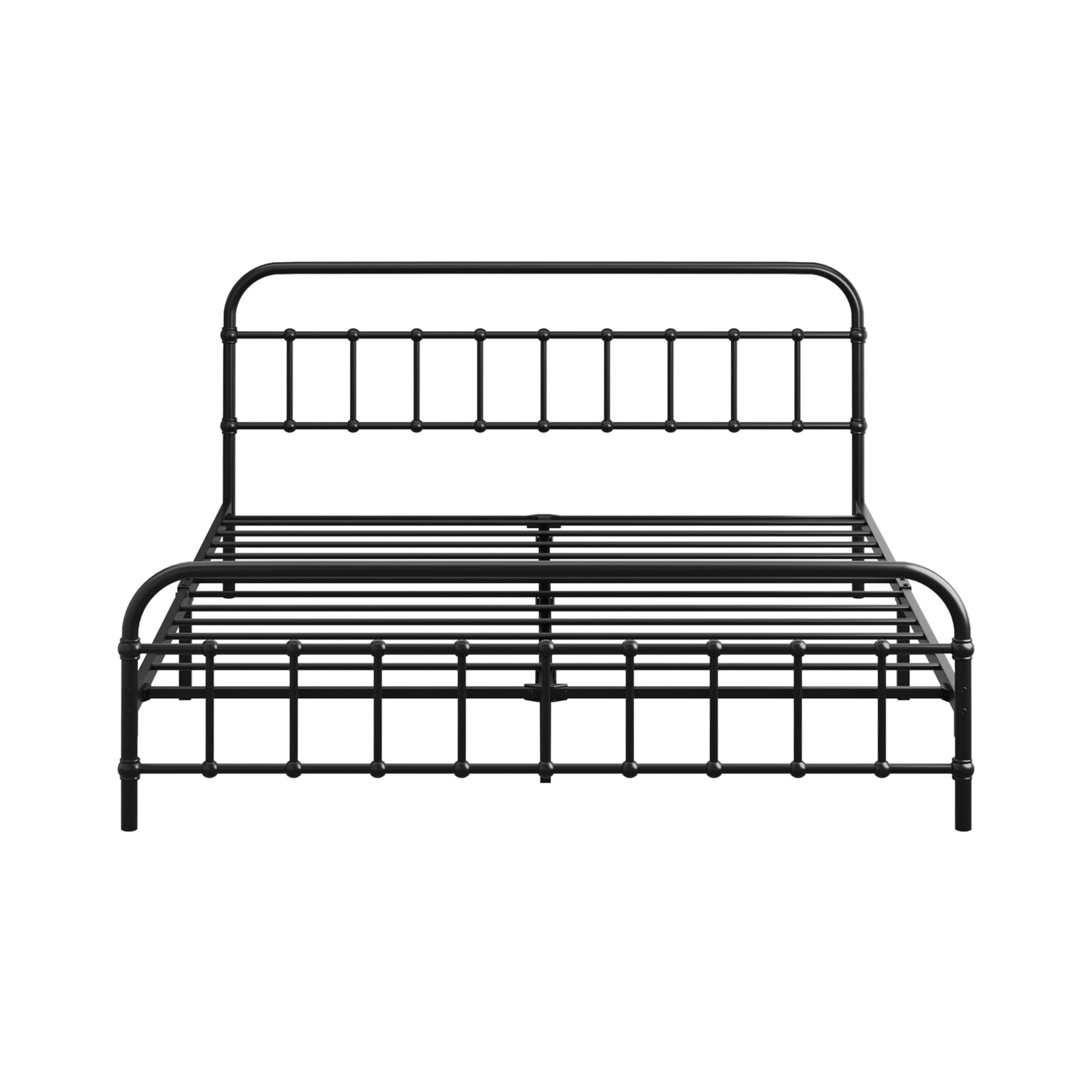 Oikiture Metal Bed Frame Queen Size Bed Base Platform - Sunyee