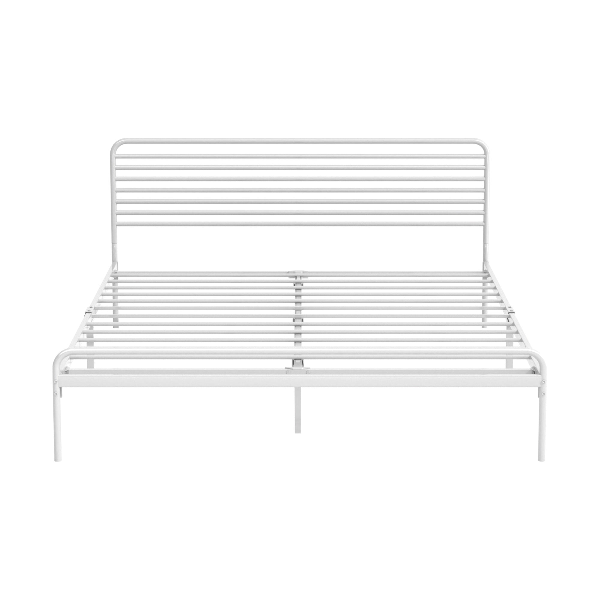 Oikiture Metal Bed Frame Queen Double King Single Bed Base Beds Platform - Sunyee