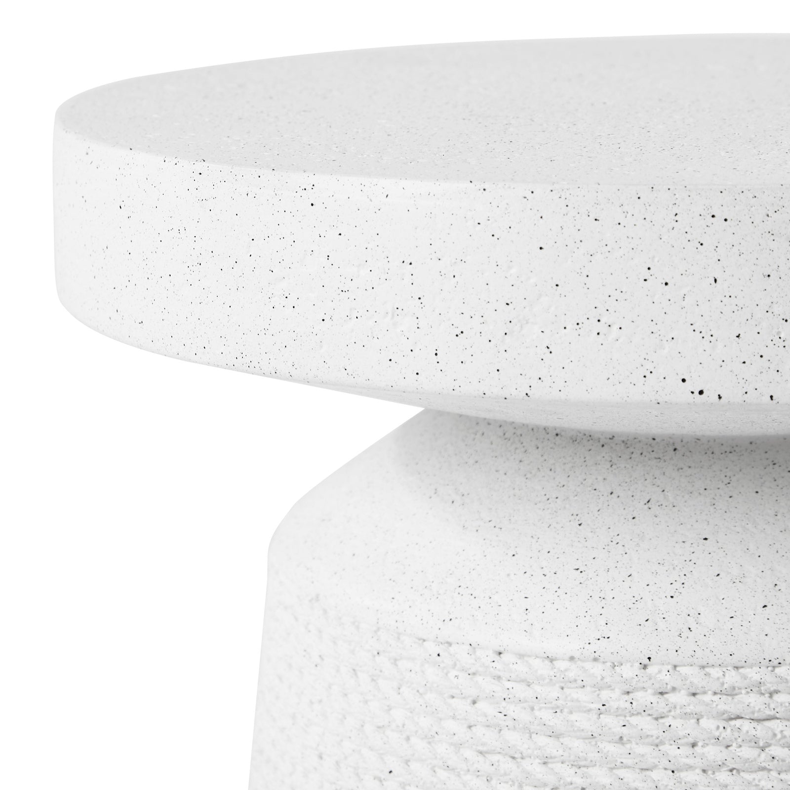 Oikiture Side Table Coffee Bedside Tables End Stool Stand Nightstand White