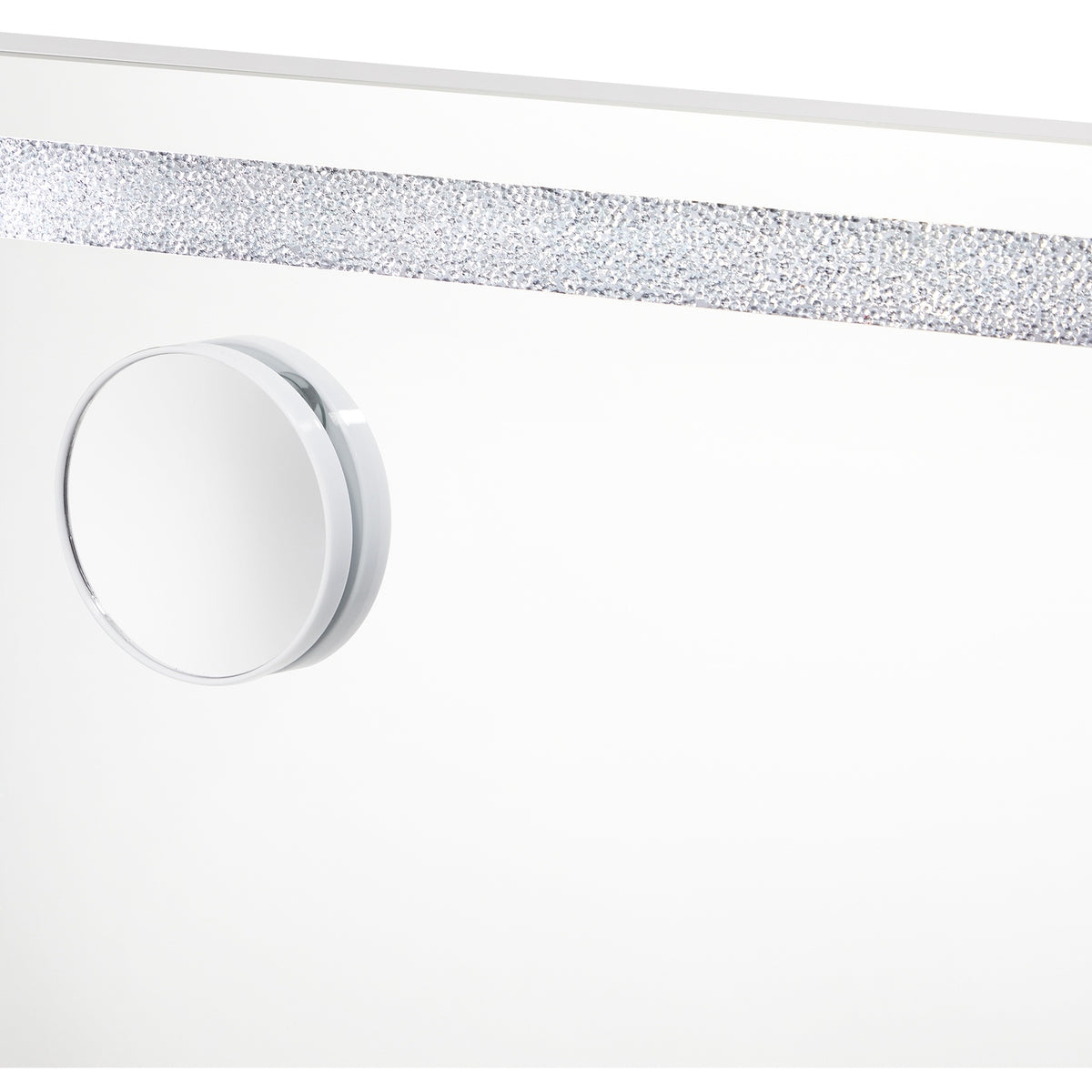 Oikiture LED Makeup Mirror Hollywood Vanity 80x62cm Touch Control Tabletop Wall