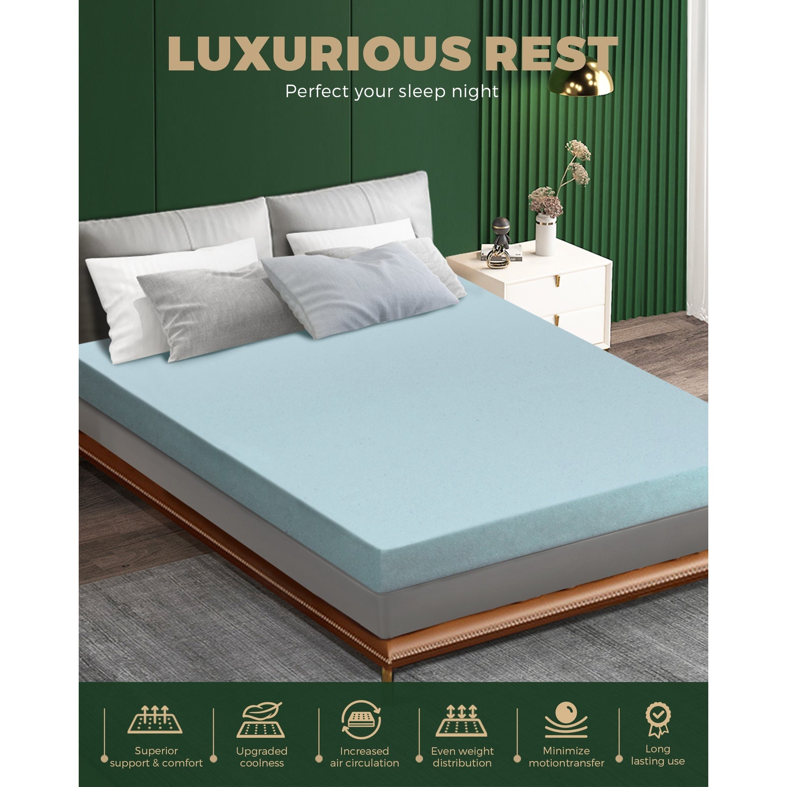 Bedra Memory Foam Mattress Queen 10CM