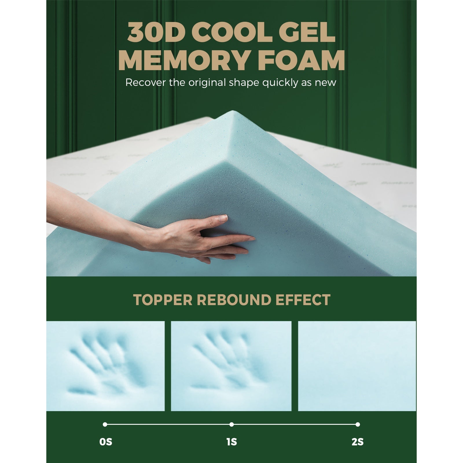 Bedra Memory Foam Mattress Queen 10CM