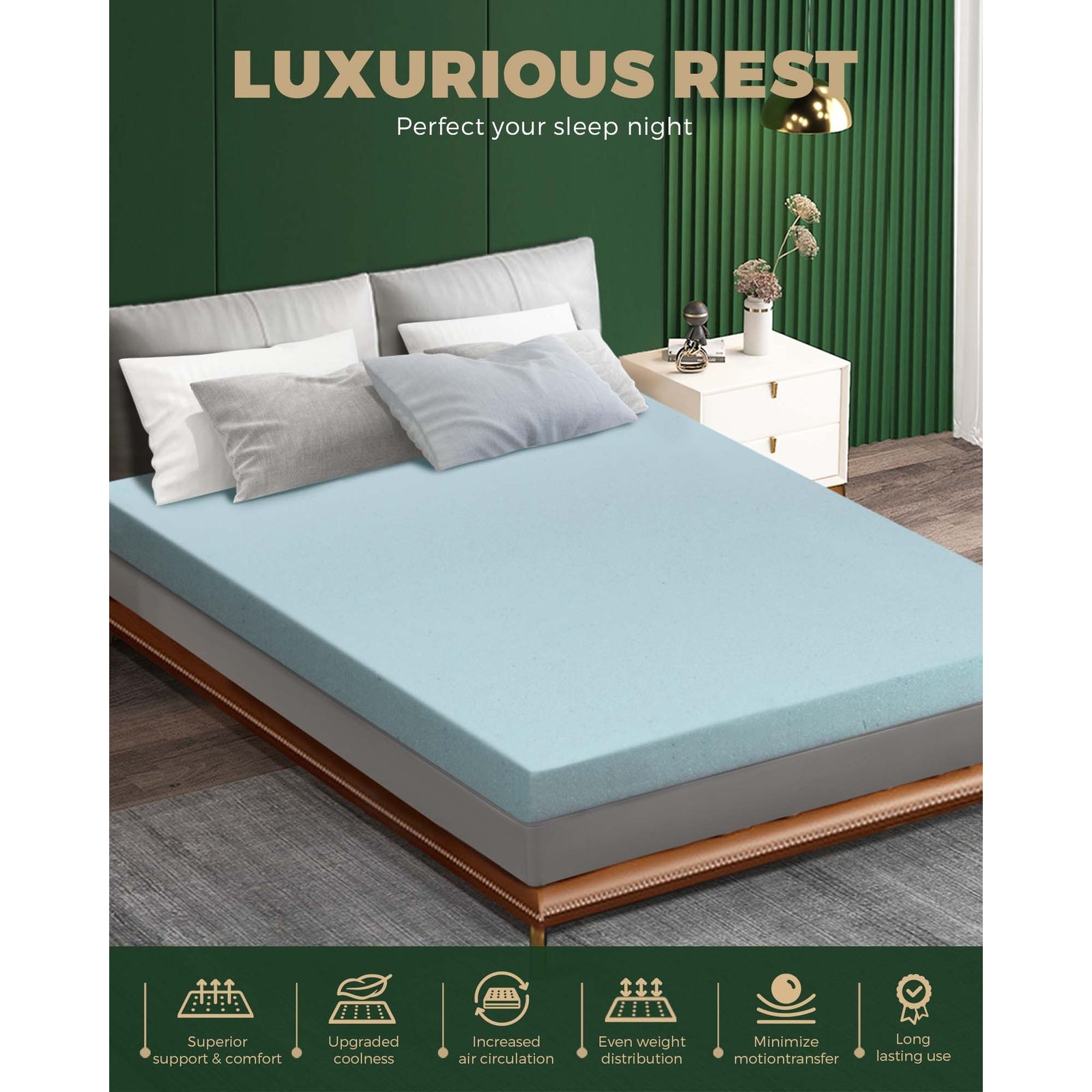 Bedra Memory Foam Mattress Double 8CM