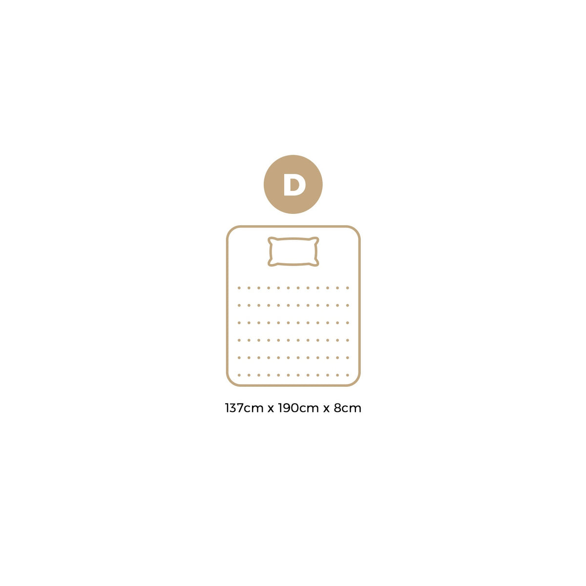 Bedra Memory Foam Mattress 7-Zone 8CM Double - Sunyee