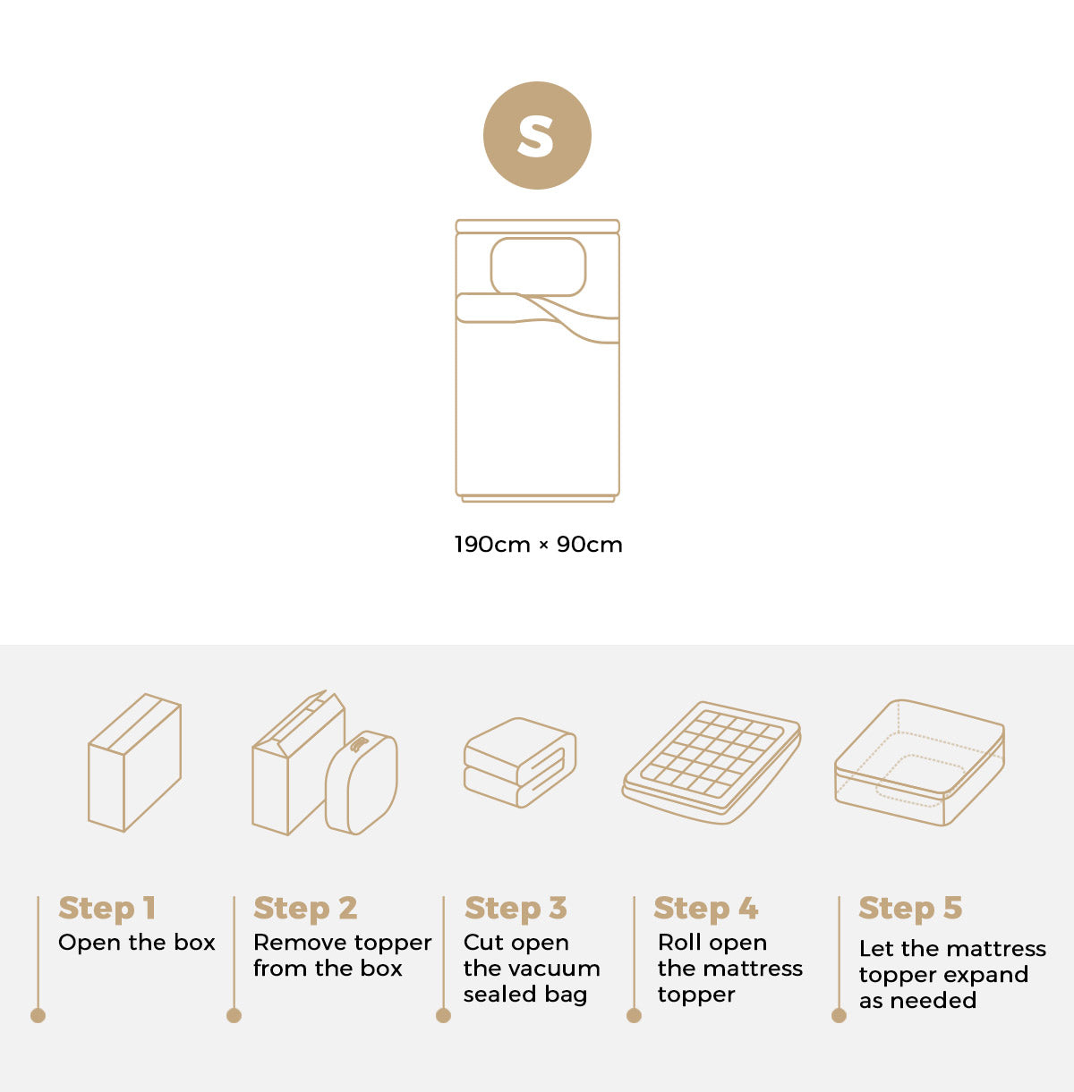 Bedra Bedding Luxury Pillowtop Mattress Topper Mat Pad Protector Cover Single - Sunyee