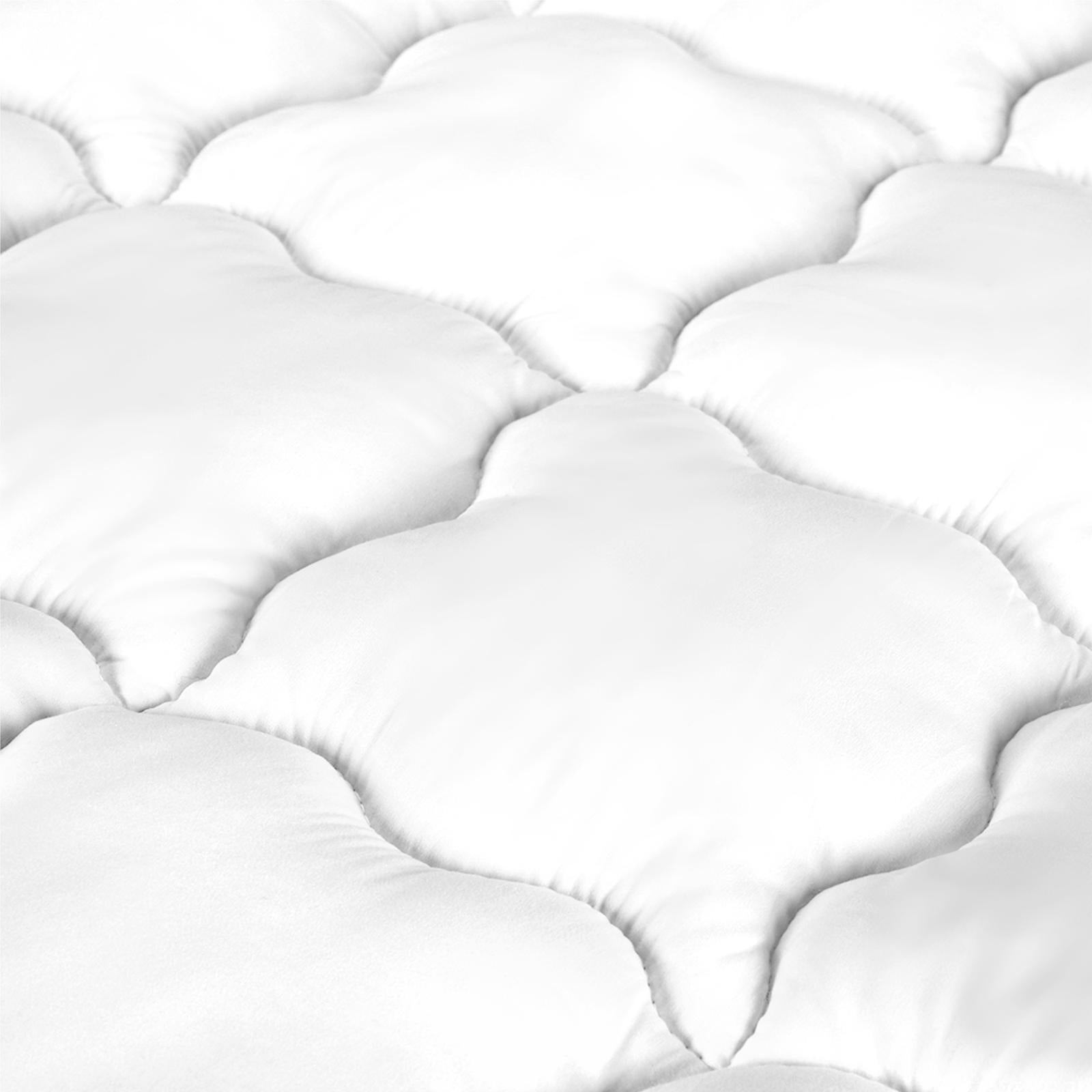Bedra Pillowtop Mattress Topper Pad Double Microfibre Luxury Protector Cover