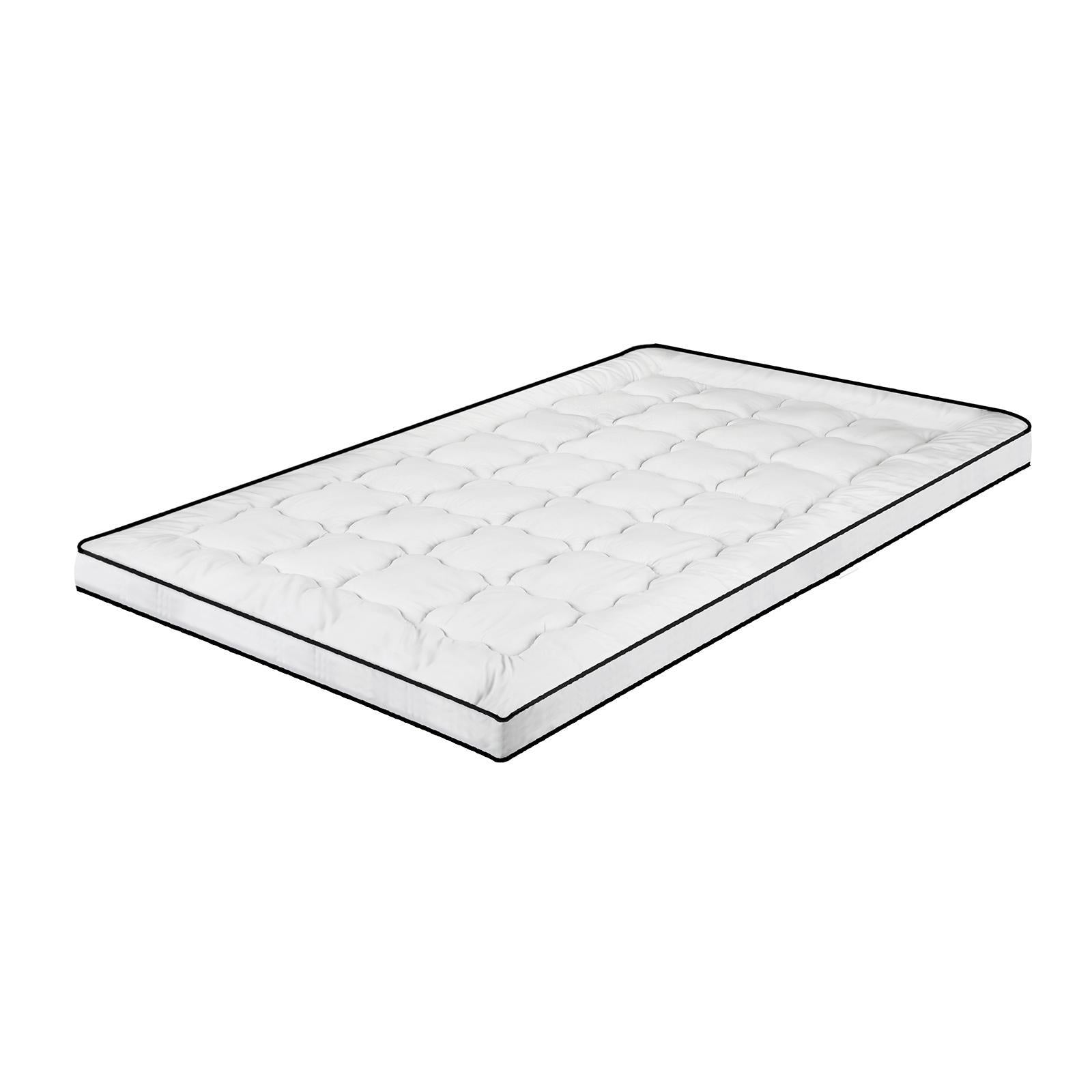 Bedra Pillowtop Mattress Topper Microfibre Luxury Protector Cover King Single