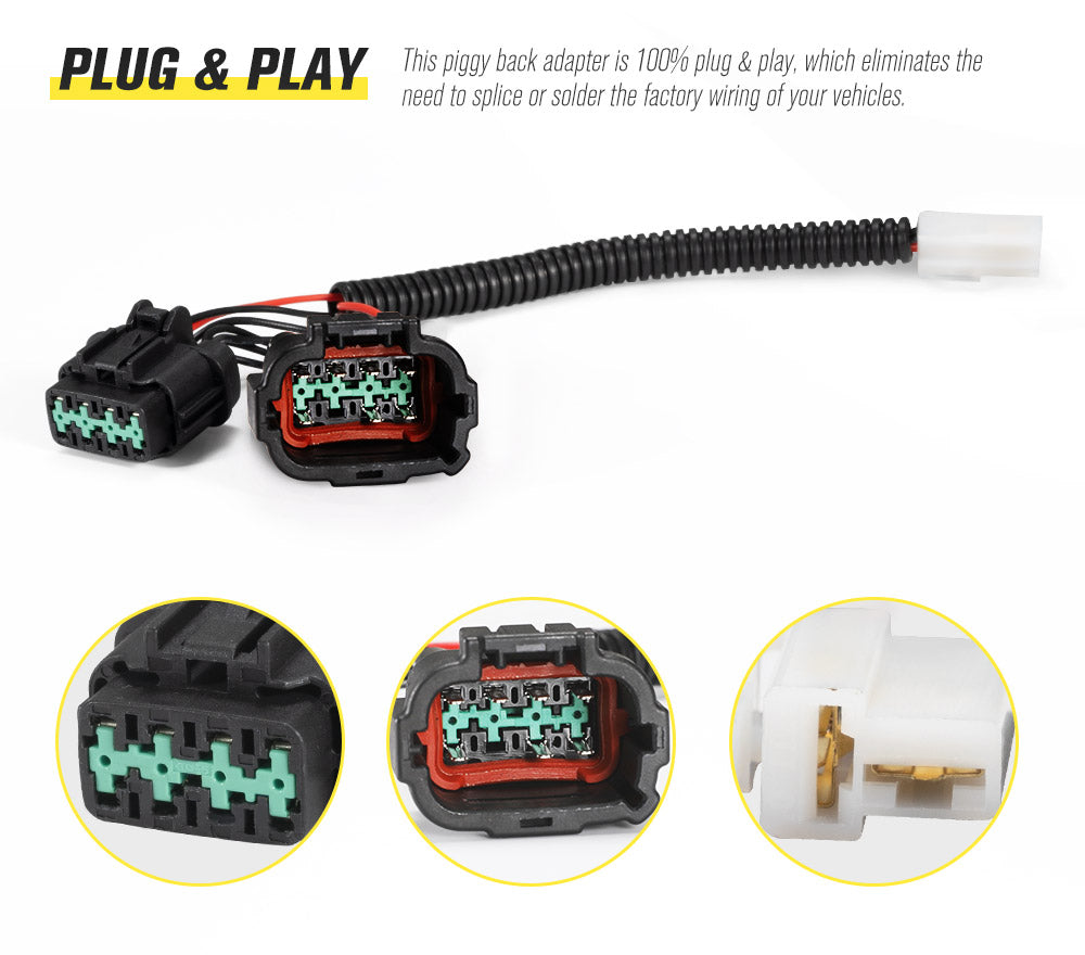 Lightfox Wiring Harness Kit fit Nissan Navara NP300 Plug and Play - Sunyee