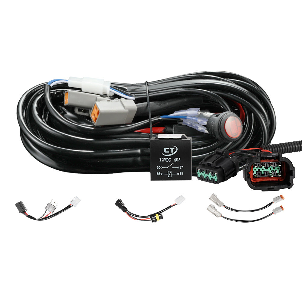 Lightfox Wiring Harness Kit for Nissan Navara NP300 Plug and Play - Sunyee