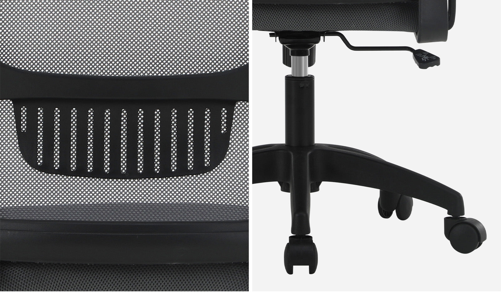 Oikiture Mesh Office Chair Executive Fabric Gaming Seat Racing Tilt Computer DGY - Sunyee
