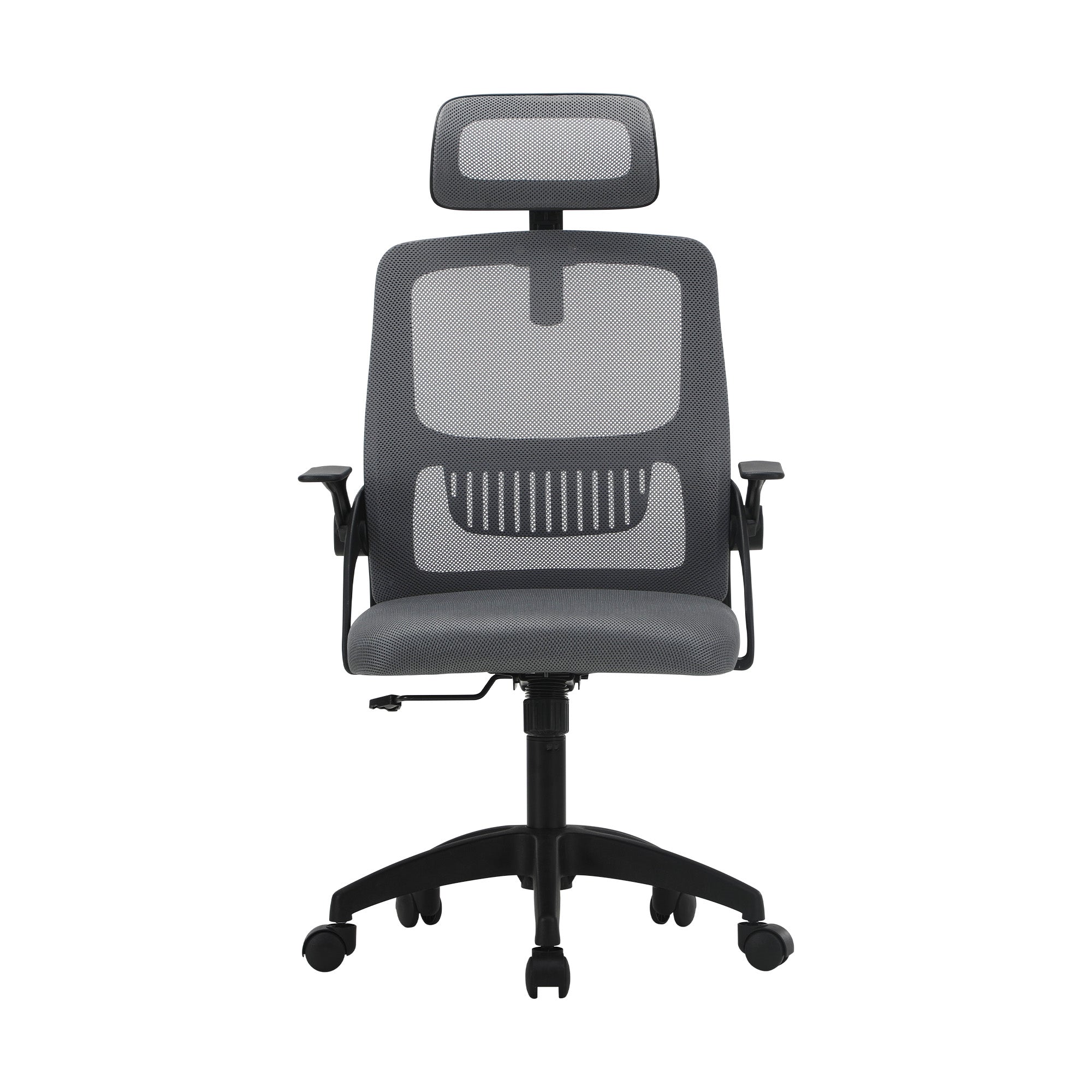Oikiture Mesh Office Chair Executive Fabric Gaming Seat Racing Tilt Computer DGY - Sunyee