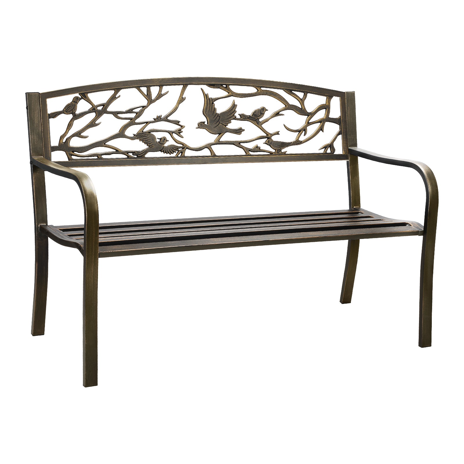 Livsip Garden Bench Park Lounge Patio Chair Backyard 3 Seater Outdoor Furniture - Sunyee
