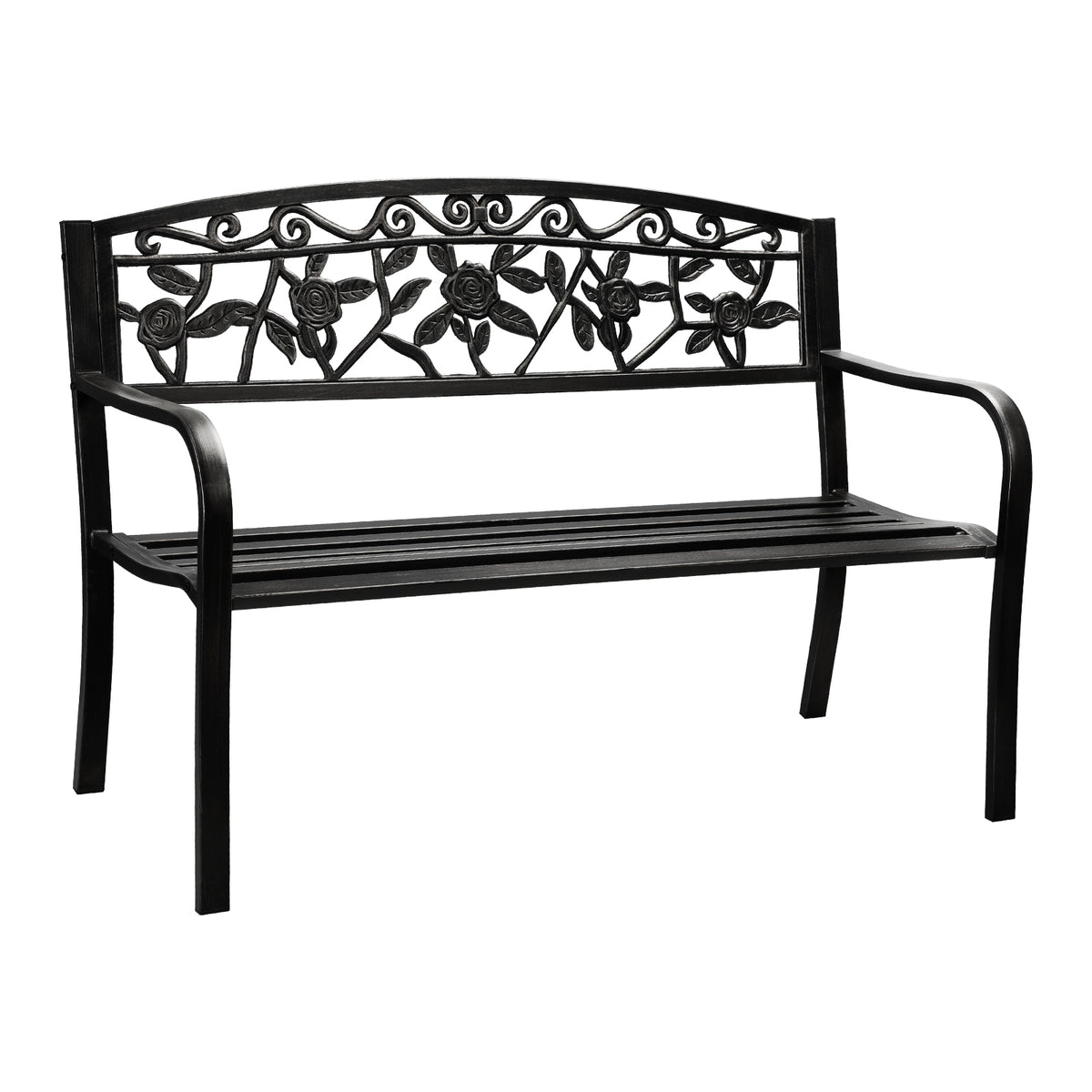 Livsip Garden Bench Park Lounge Patio Chair Backyard 3 Seater Outdoor Furniture