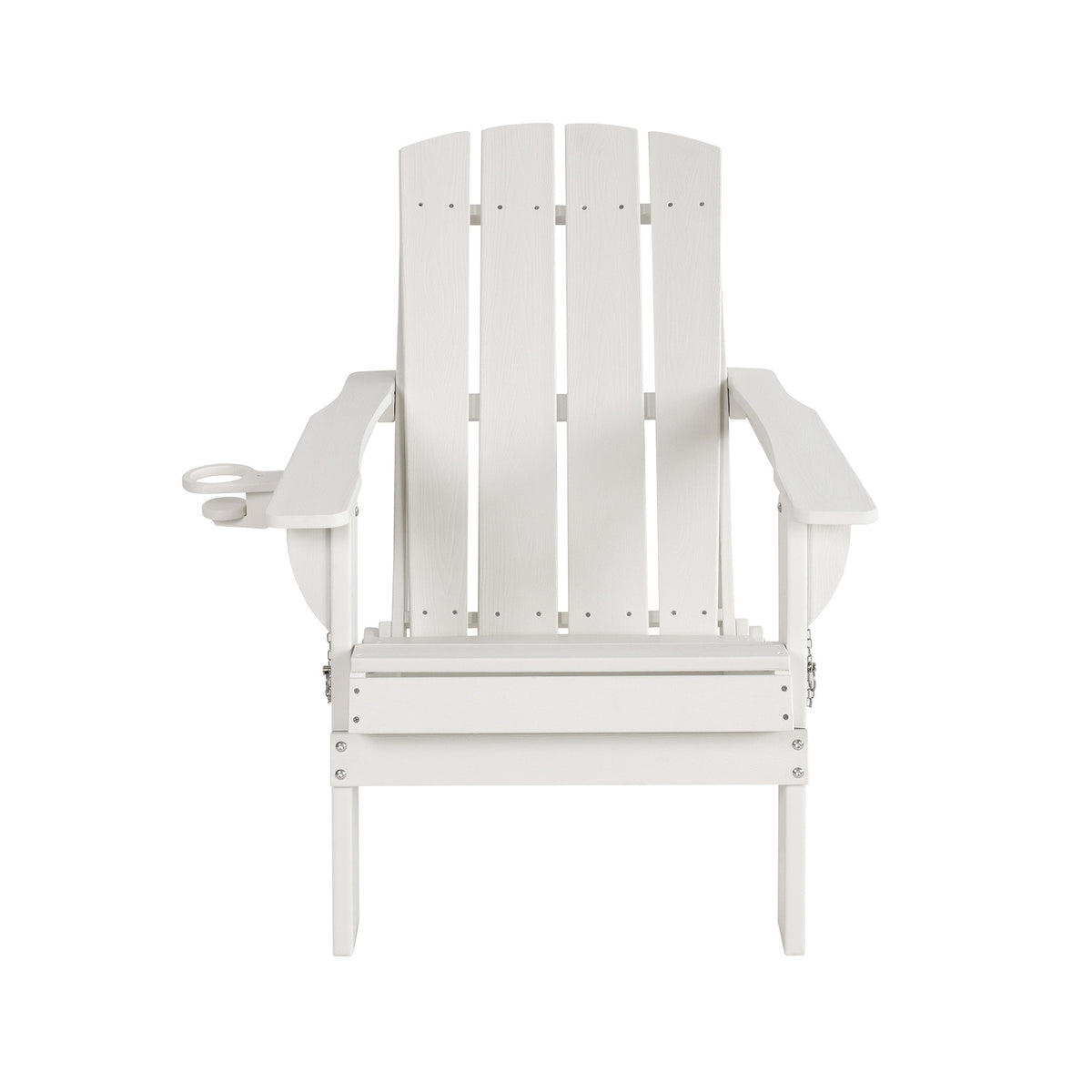 Livsip HDPE Adirondack Chair Outdoor Furniture Folding Lounge Beach Chair White