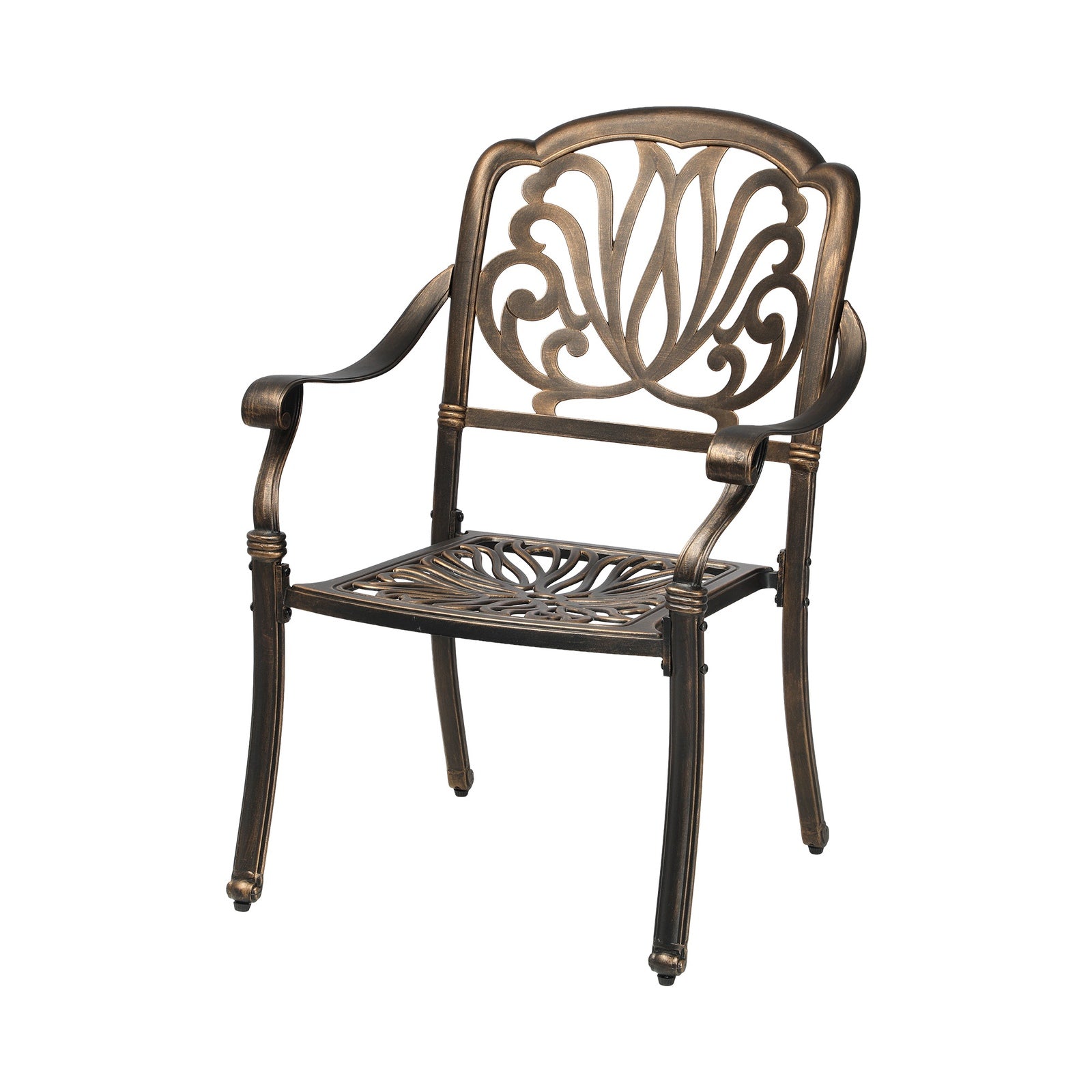 Livsip 5 Piece Outdoor Dining Setting Table Chairs Aluminium Garden Furniture