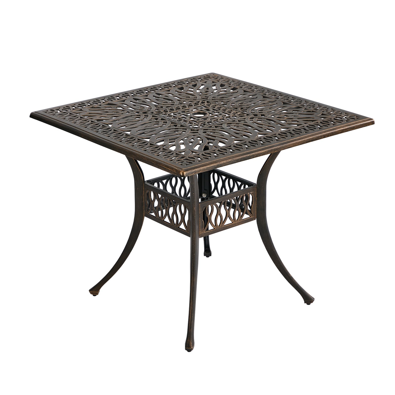 Livsip 5 Piece Outdoor Dining Setting Bistro Patio Set Cast Aluminium Furniture