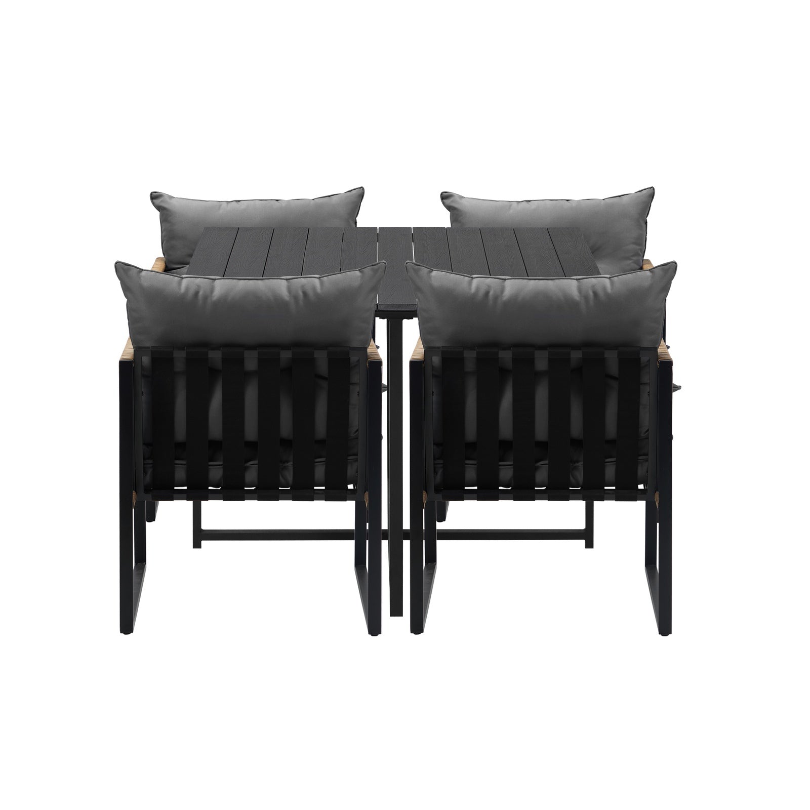 Livsip Outdoor Dining Set Patio Furniture Garden 4 Seater - Sunyee