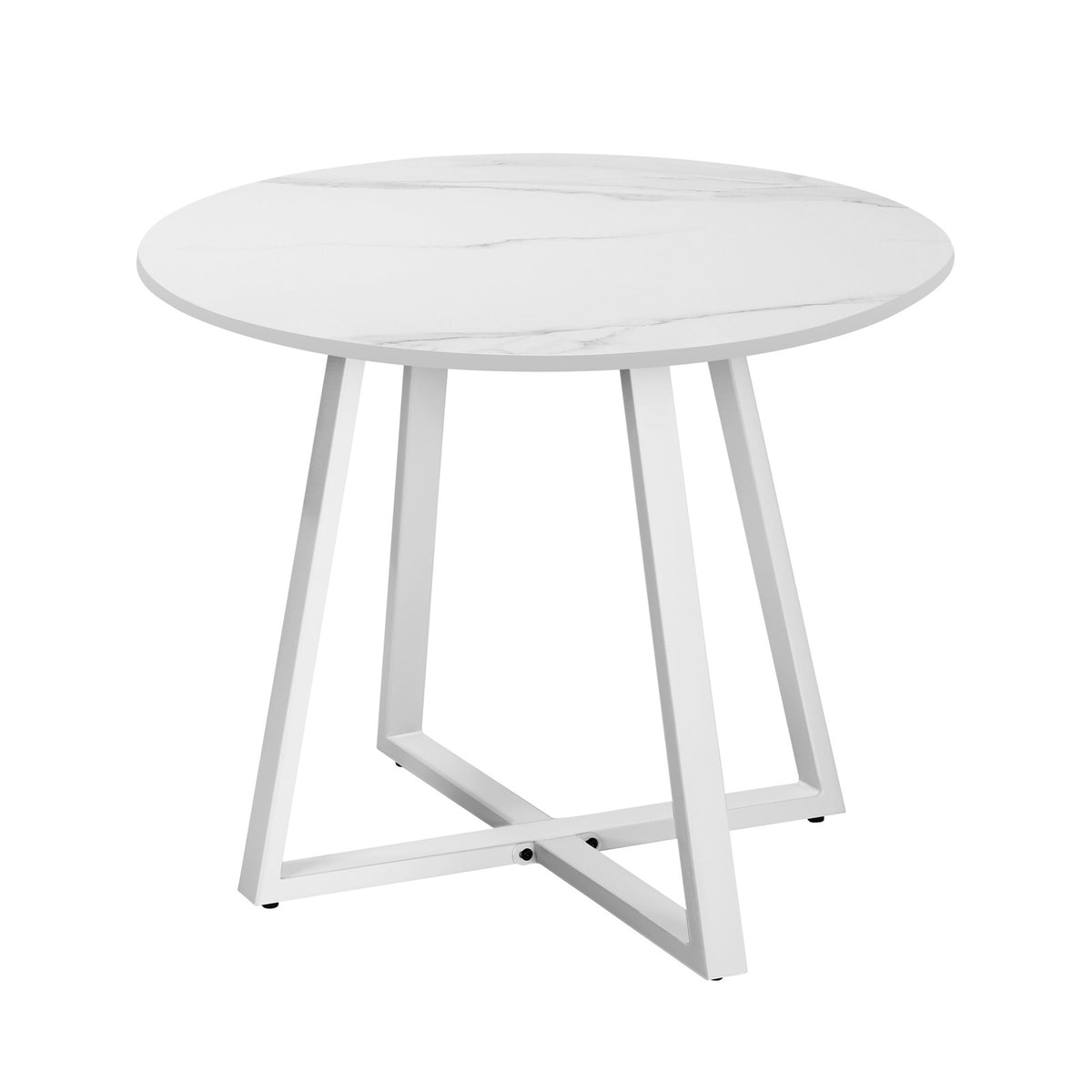Livsip Outdoor Dining Set Patio Furniture Setting 3PCS Round Table Rattan Chair