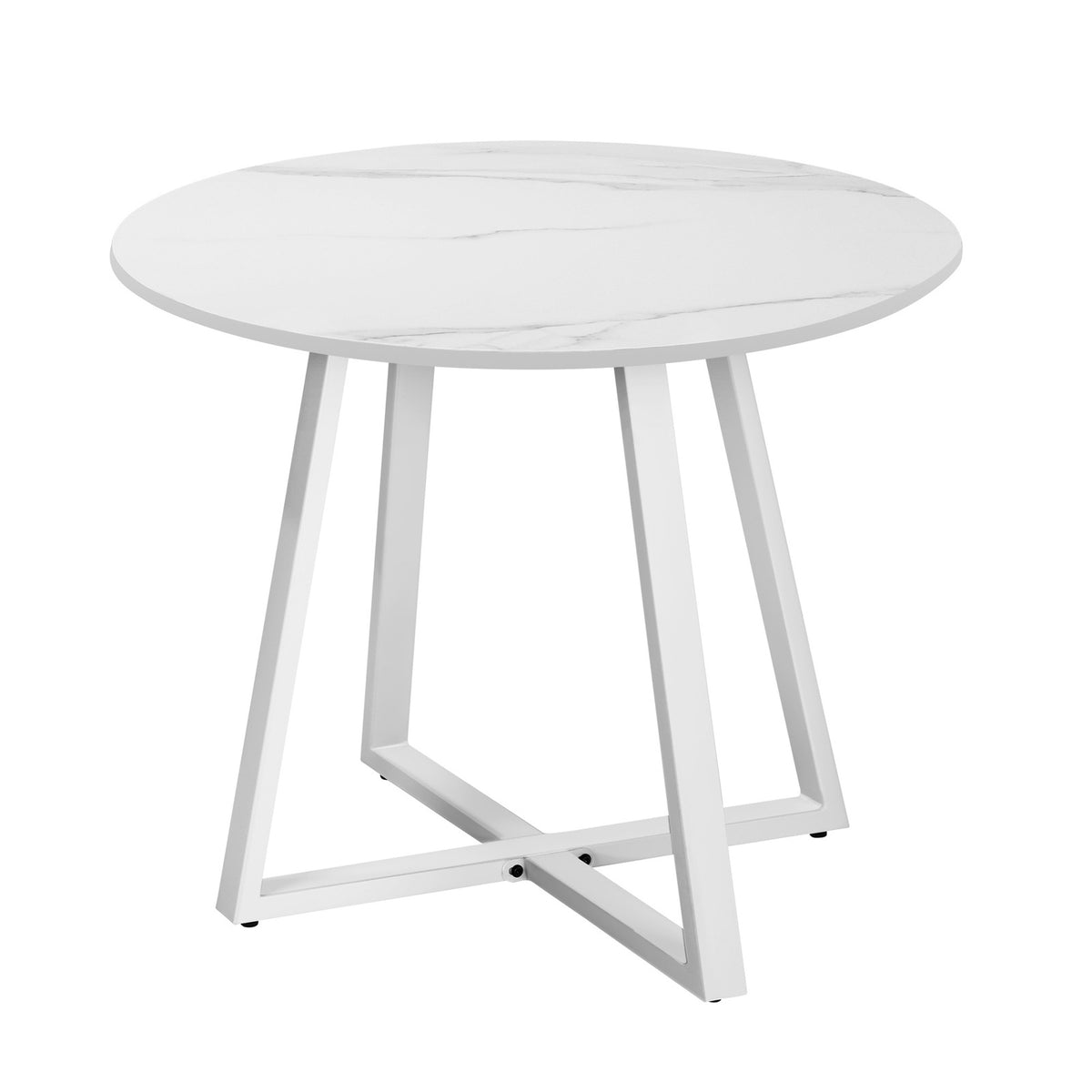 Livsip Outdoor Dining Set Patio Furniture Setting 5PCS Round Table Rattan Chair