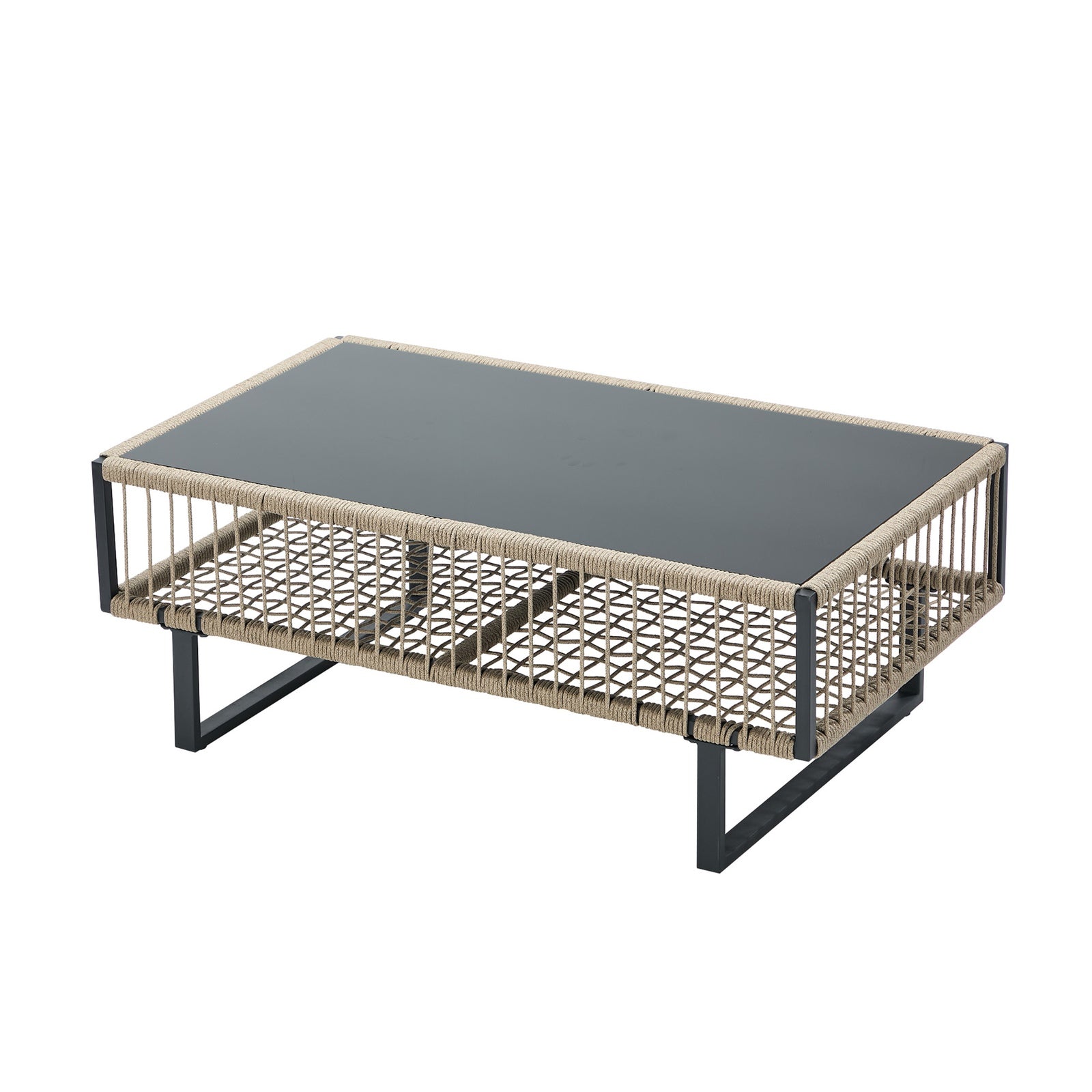 Livsip 4 Seater Outdoor Sofa Set Modular Lounge Setting Table Chair Furniture
