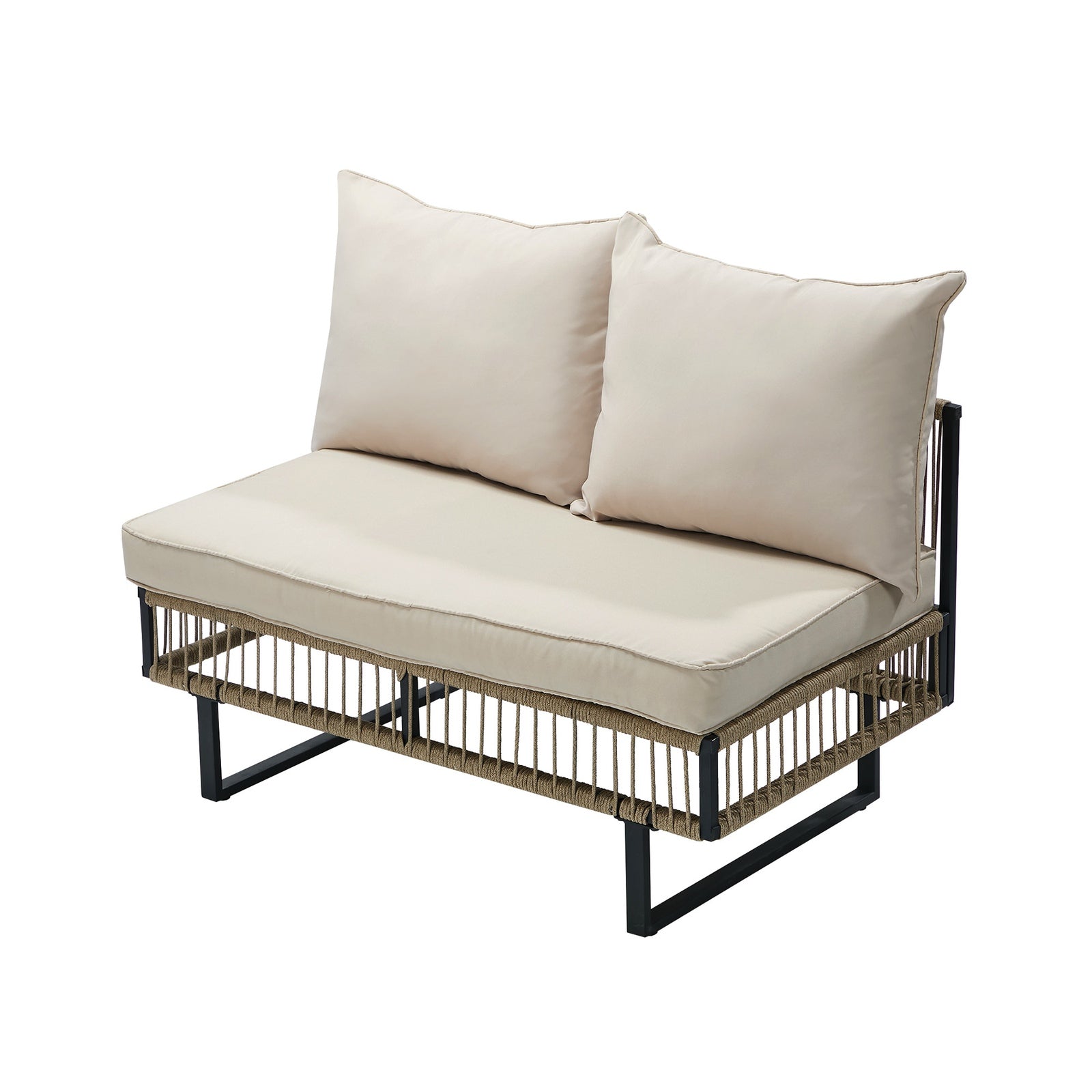 Livsip 4 Seater Outdoor Sofa Set Modular Lounge Setting Table Chair Furniture