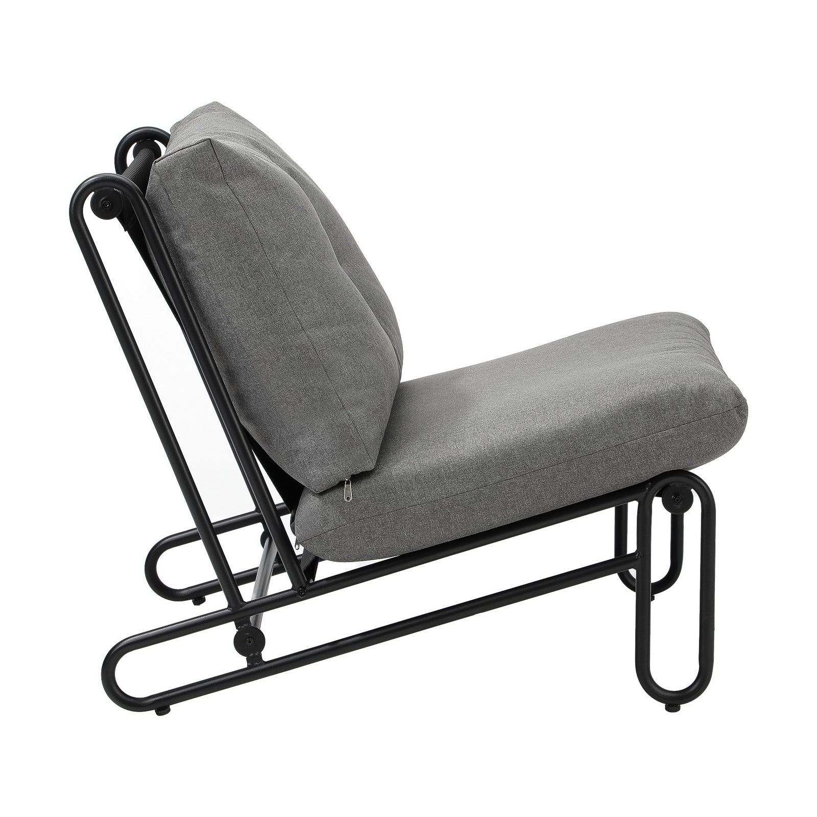 Livsip 2PC Outdoor Lounge Chairs Patio Furniture Garden Sofa with Cushions Grey - Sunyee