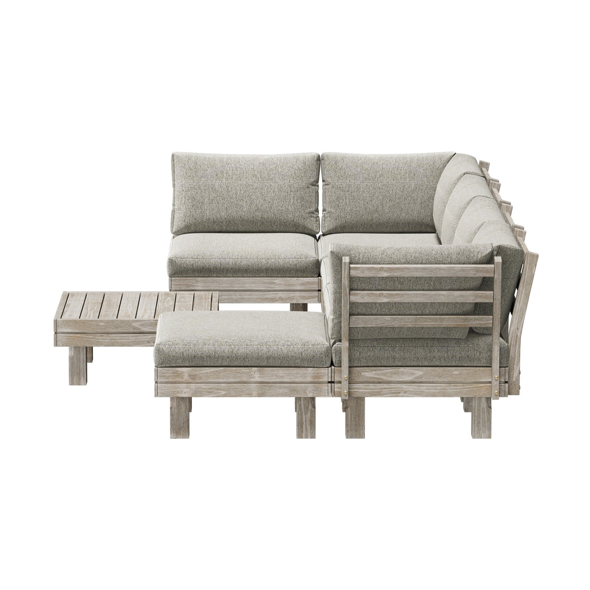 Livsip 7PCS Outdoor Furniture Sofa Set Lounge Setting Garden Patio Furniture