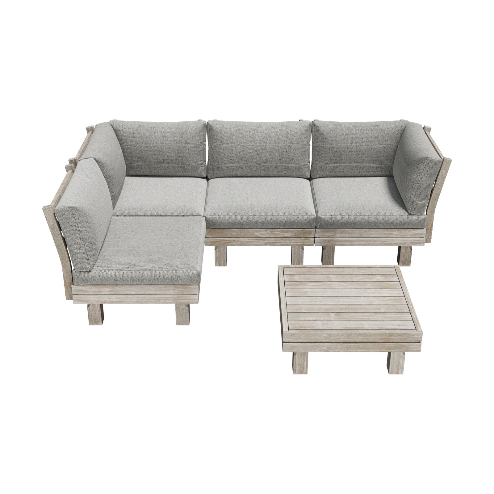 Livsip 4 Seater Outdoor Furniture Sofa Set Lounge Setting Garden Patio Furniture - Sunyee