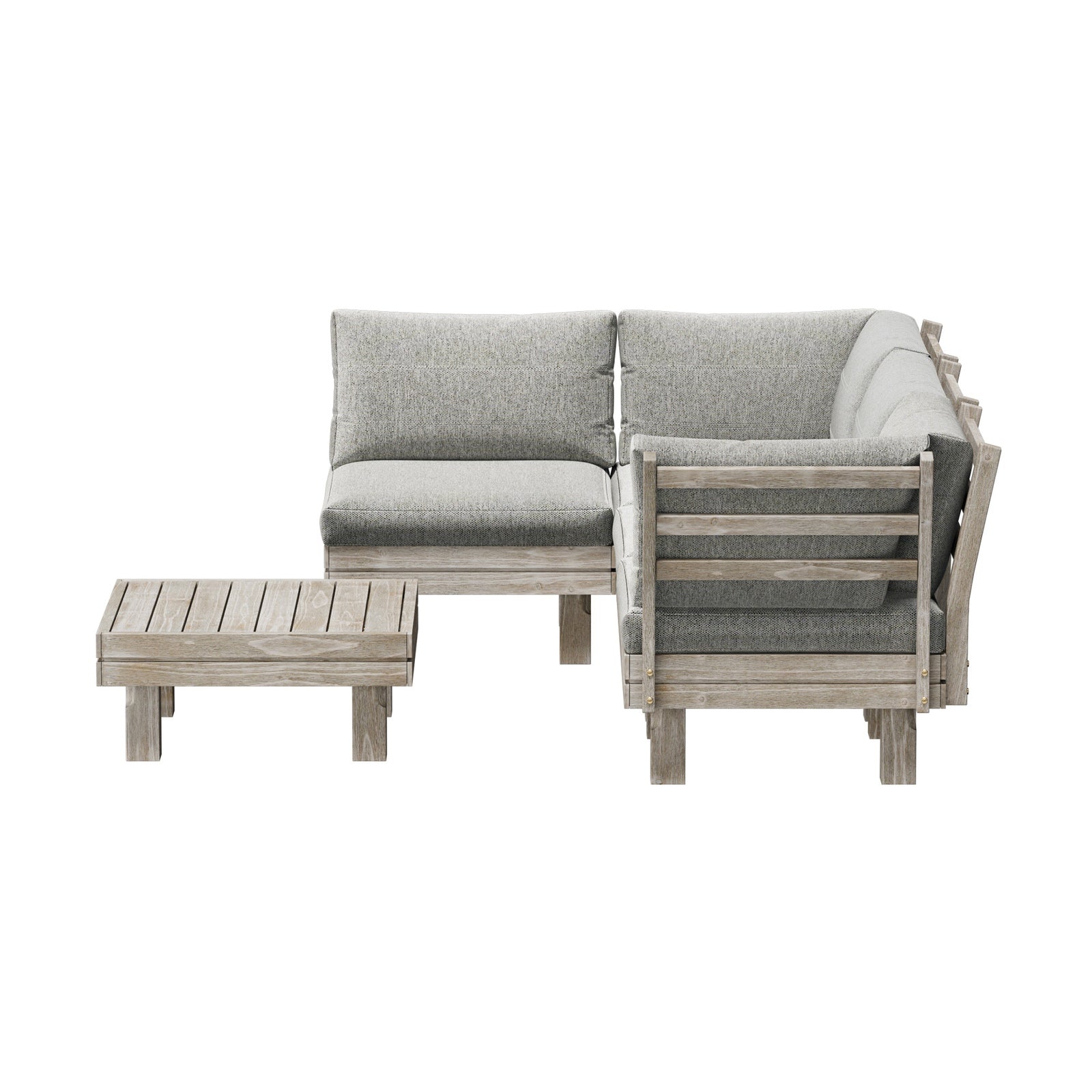 Livsip 4 Seater Outdoor Furniture Sofa Set Lounge Setting Garden Patio Furniture - Sunyee