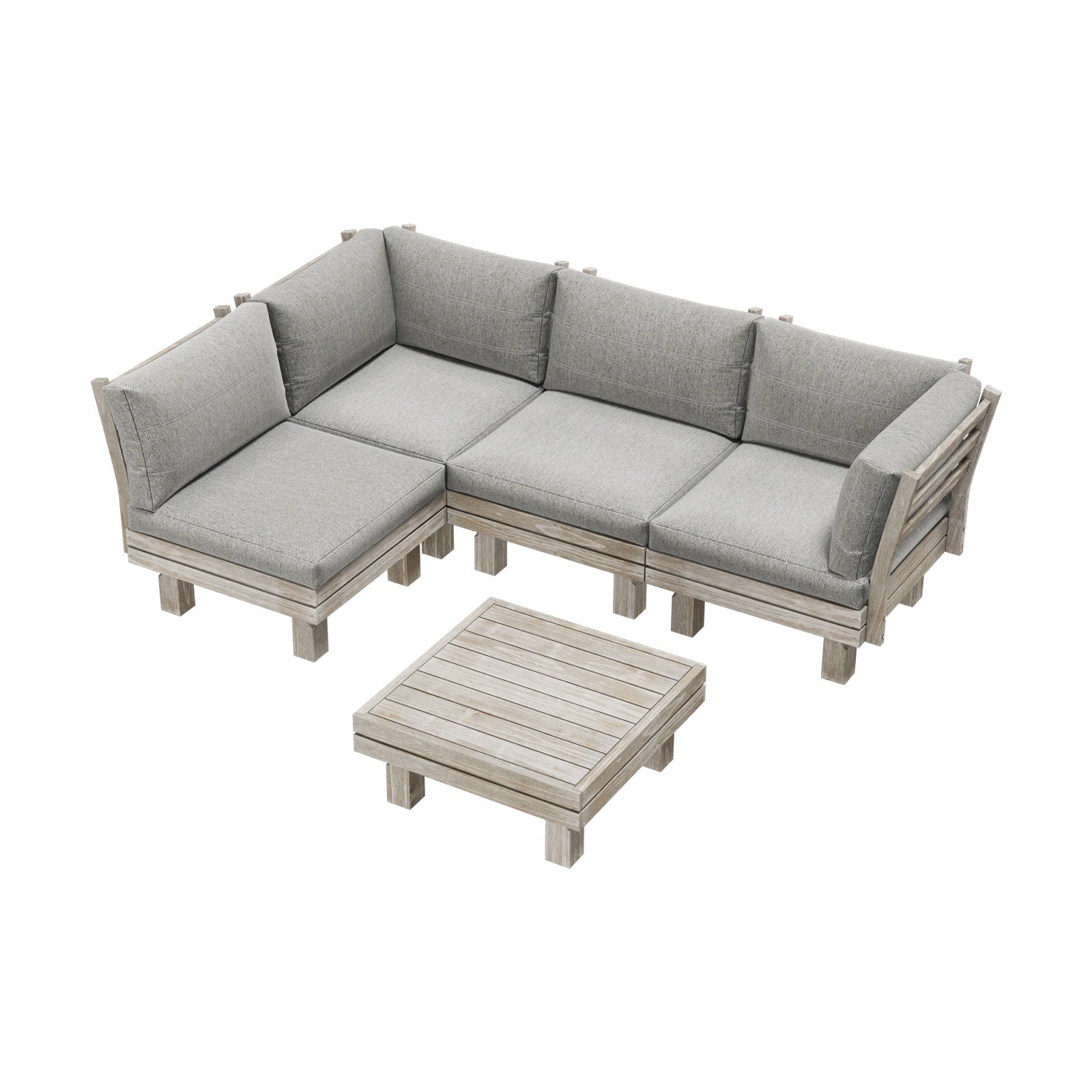 Livsip 4 Seater Outdoor Furniture Sofa Set Lounge Setting Garden Patio Furniture - Sunyee