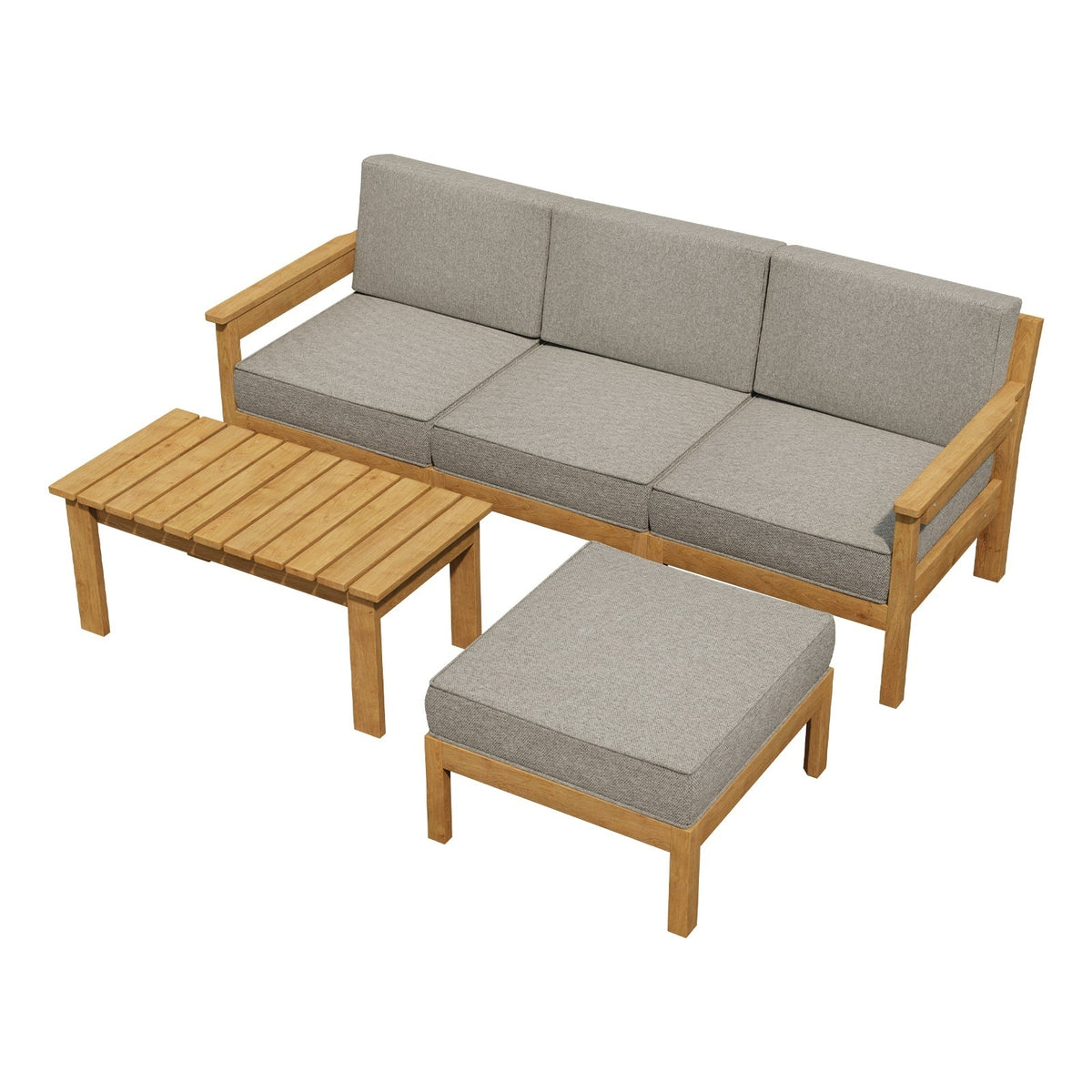 Livsip 5PCS Outdoor Furniture Sofa Set Lounge Setting Garden Patio - Sunyee