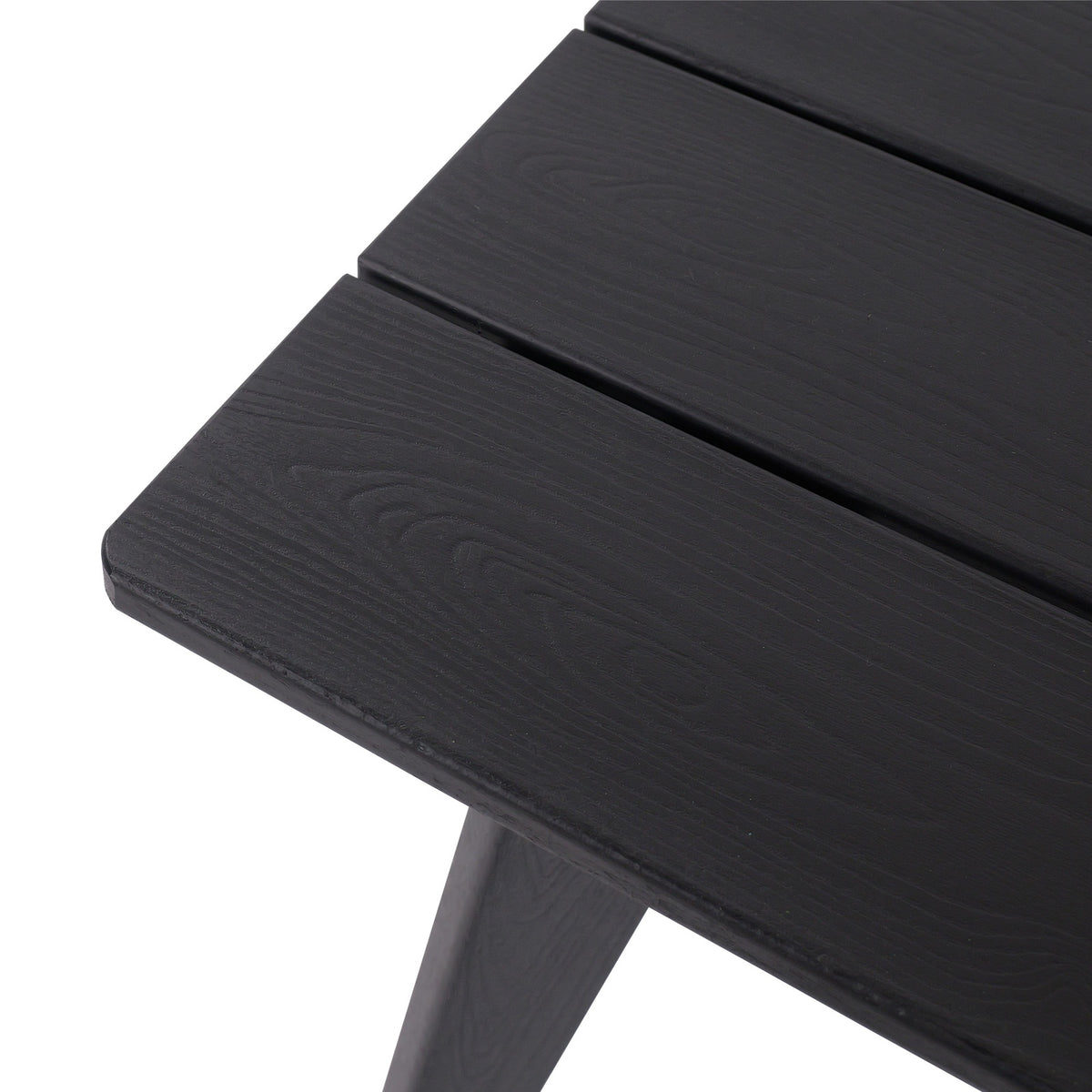 Livsip HDPE Outdoor Side Table Coffee Table Desk Patio Furniture Camping Black
