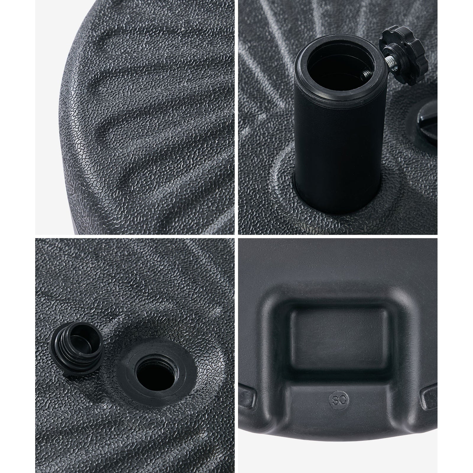 Livsip Outdoor Umbrella Base Garden Patio Water Pod 22KG Weight Capacities