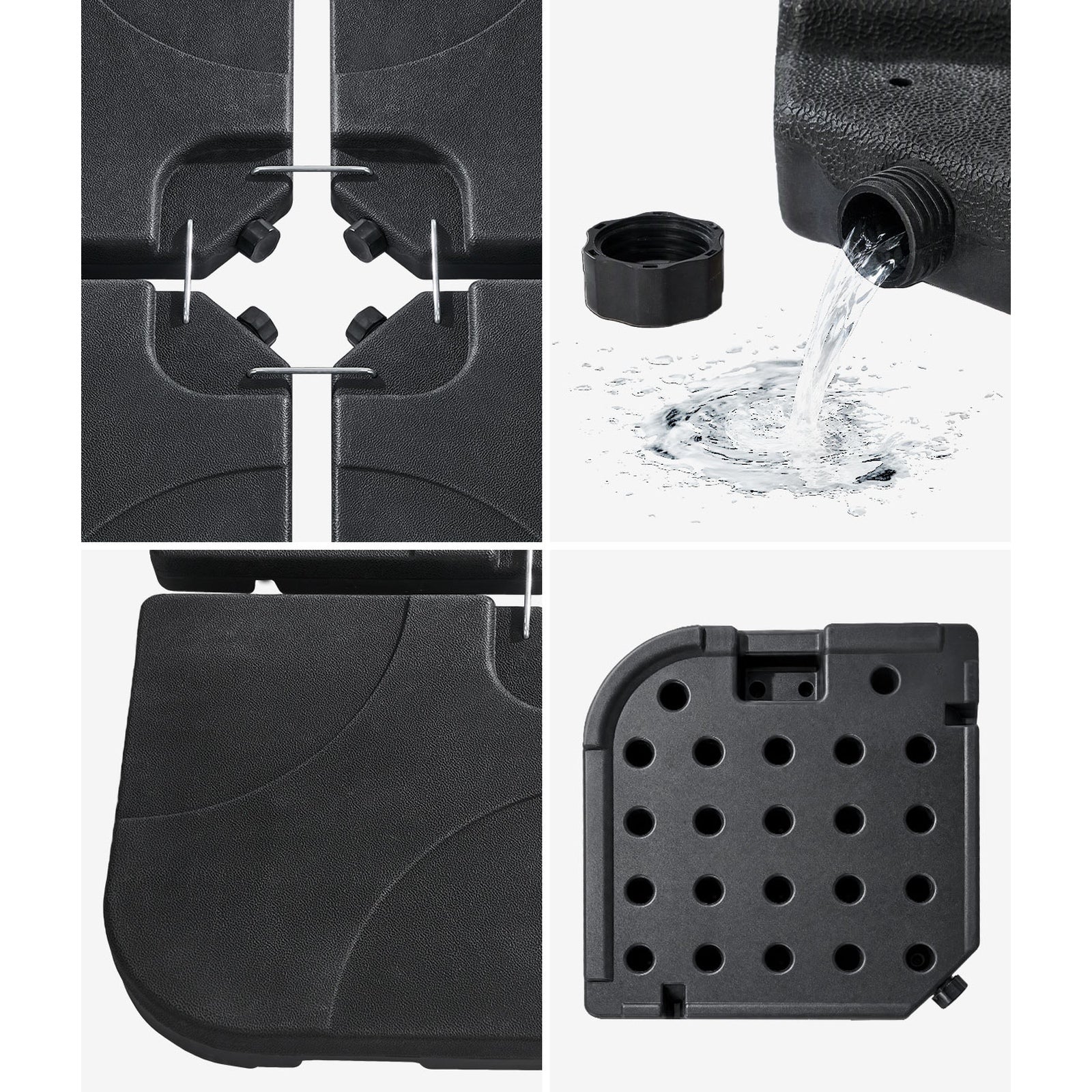 Livsip Outdoor Umbrella Base Garden Patio Water Pod 22KG Weight Capacities