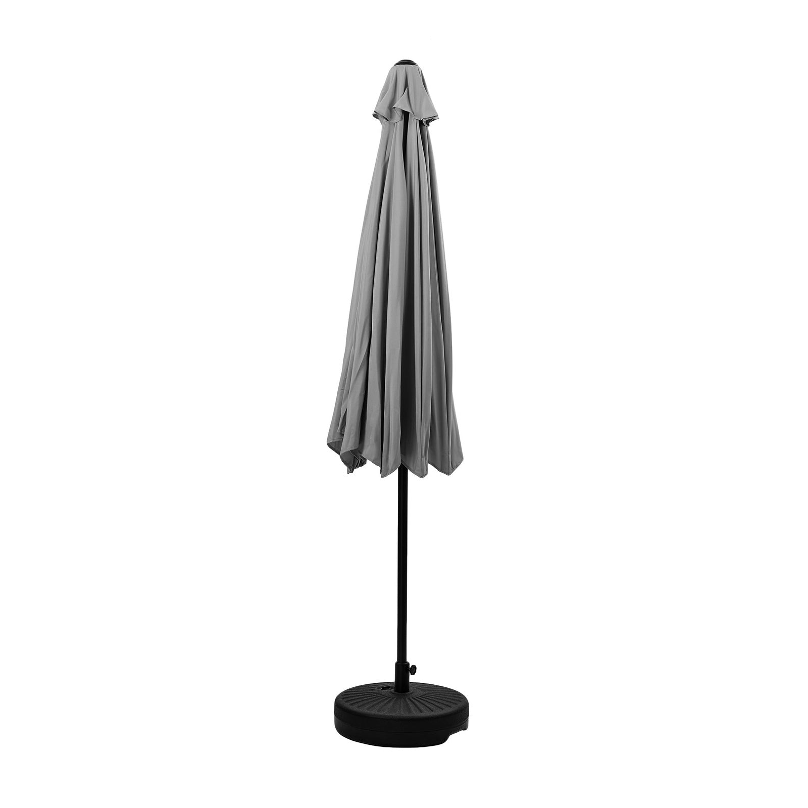 Livsip Outdoor Umbrella 3M Market Umbrellas Garden Shade with Tilt Base Charcoal