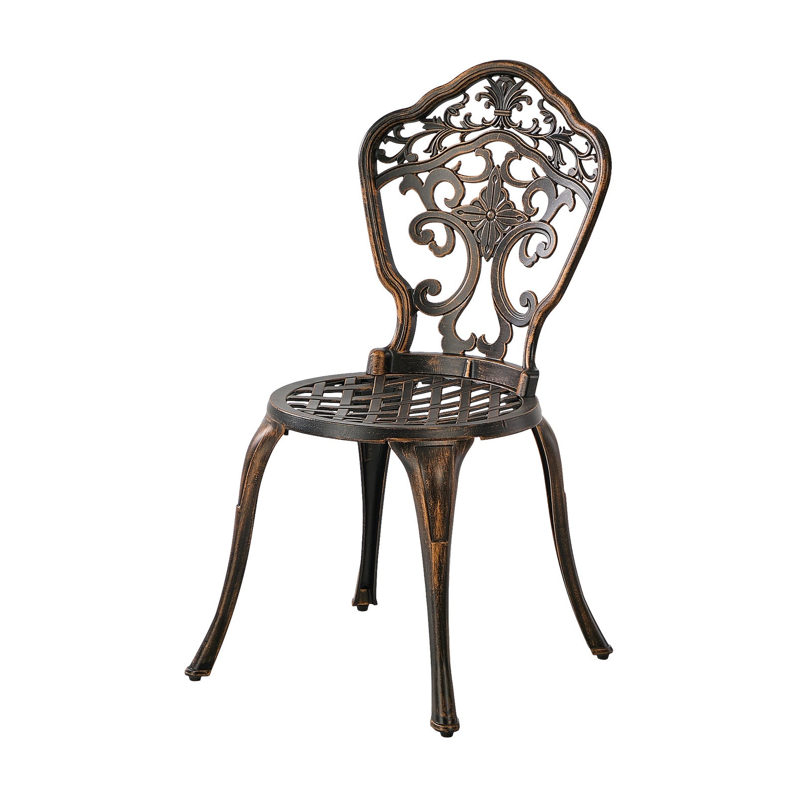 Livsip 3 Piece Outdoor Patio Set Bistro Setting Garden Furniture Bronze