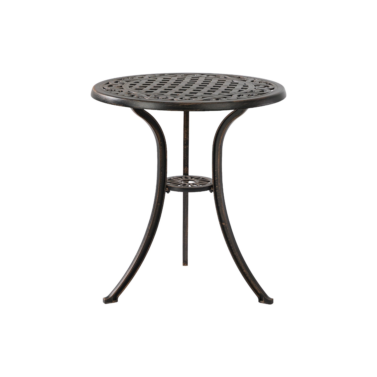 Livsip 3 Piece Outdoor Patio Set Bistro Setting Garden Furniture Bronze