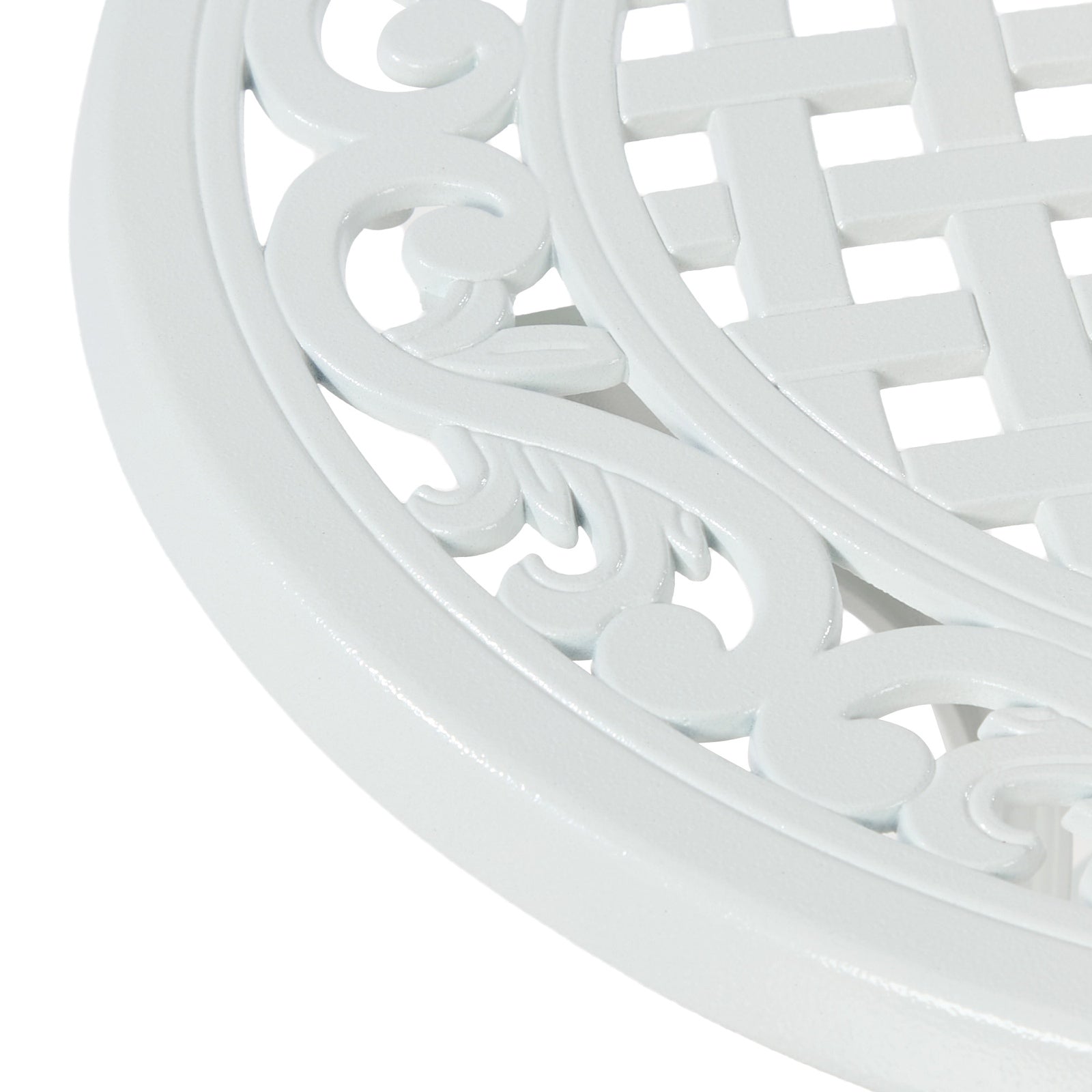 Livsip 3 Piece Outdoor Patio Set Bistro Setting Garden Furniture White