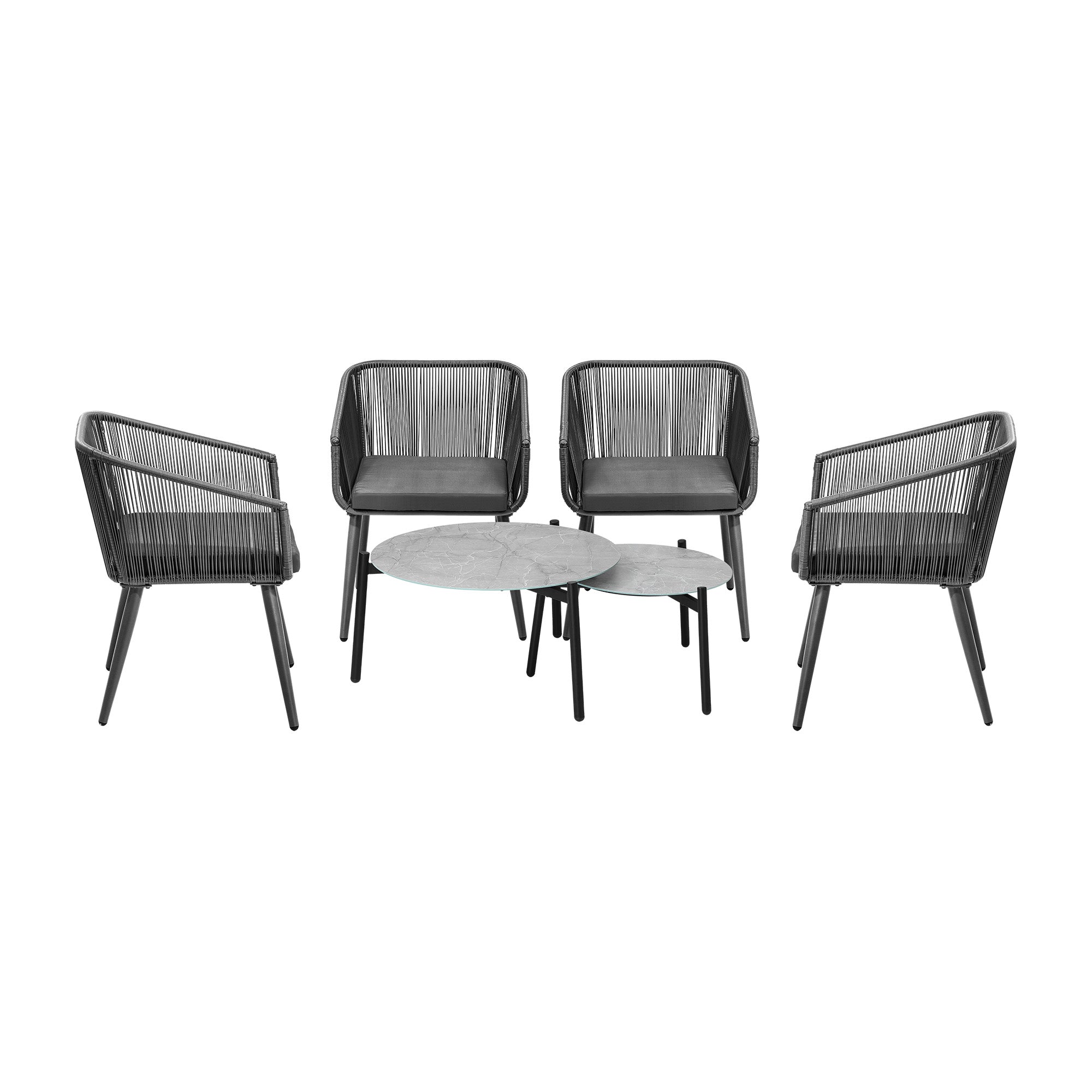 Livsip 6 Piece Outdoor Patio Set Lounge Furniture Setting - Sunyee