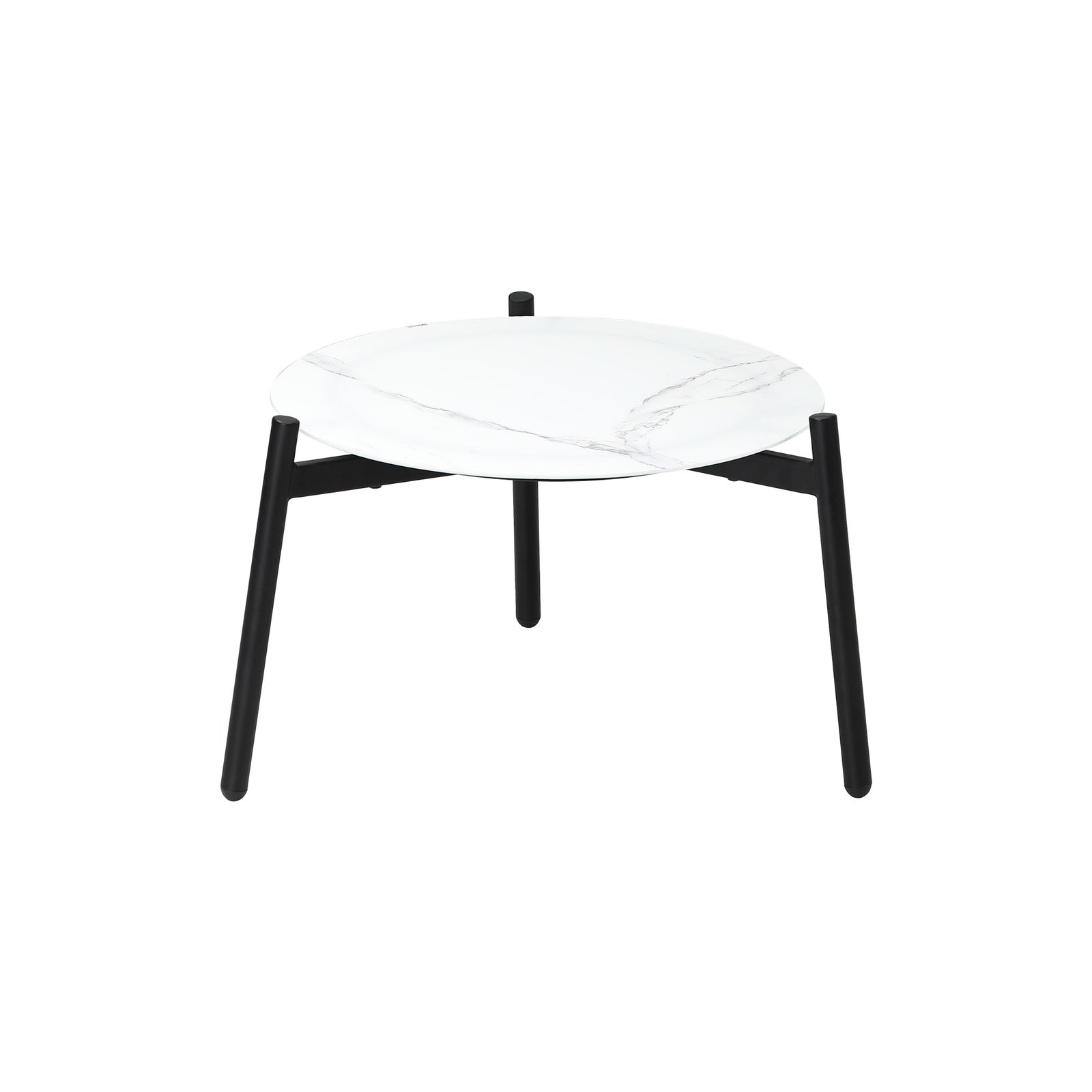 Livsip 3PCS Outdoor Patio Setting Table Chairs White 50cm Coffee Table - Sunyee