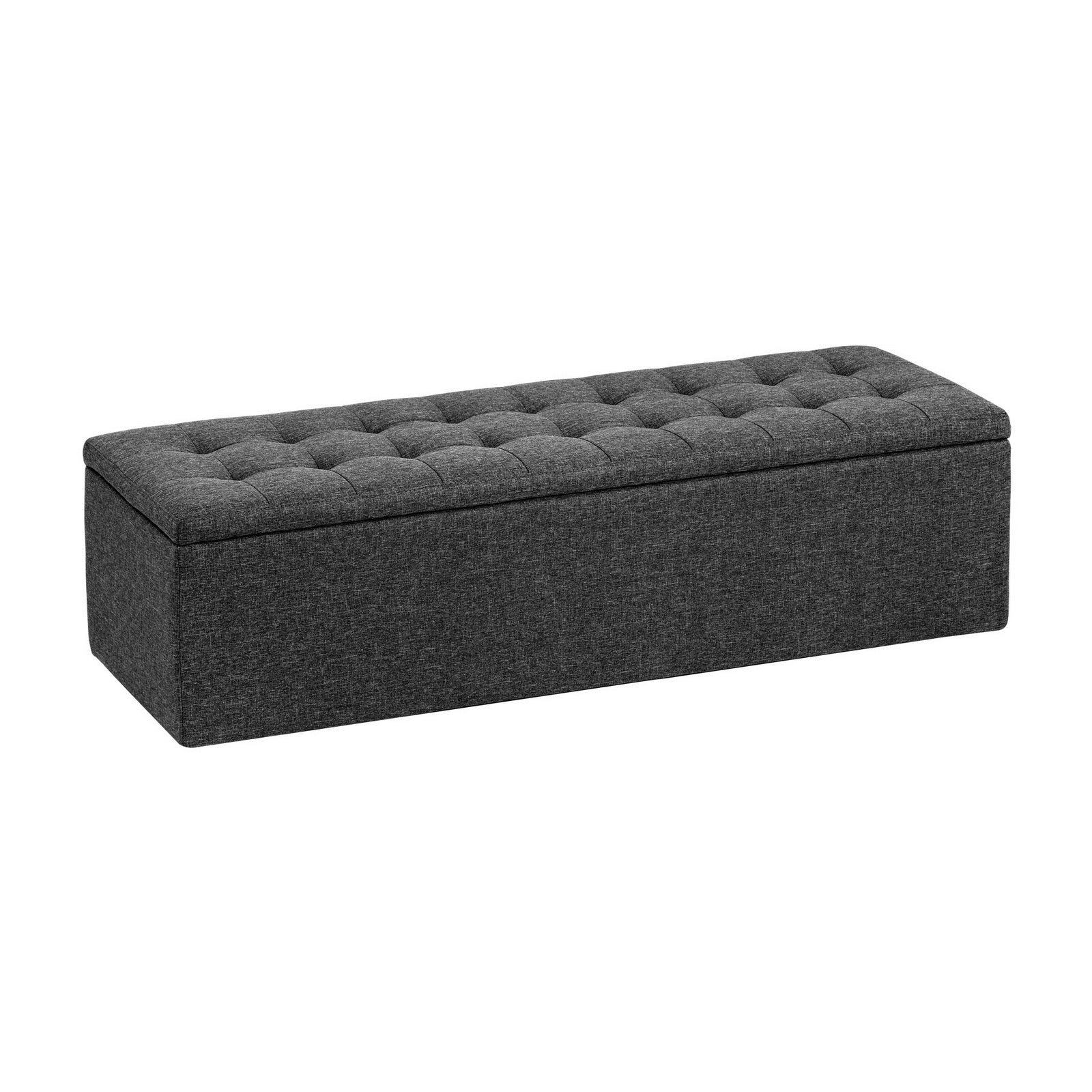 Oikiture 140 cm Storage Ottoman Blanket Box Foot Stool Bench Chest Toy LARGE - Sunyee