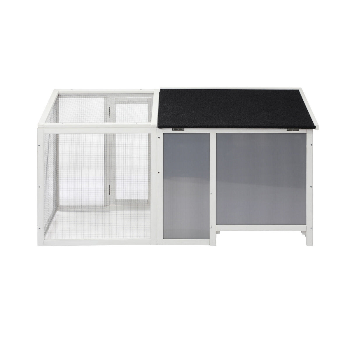 Alopet Chicken Coop Pet Hutch Wooden House Large Cage Run Double Hatch