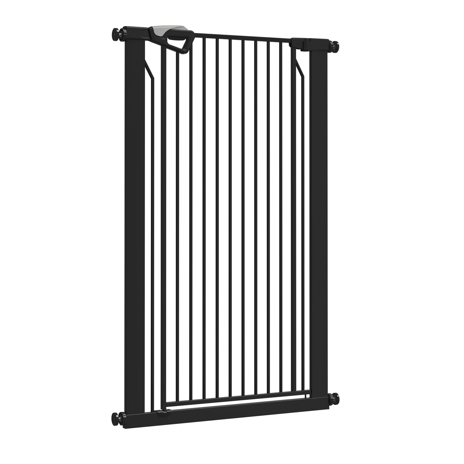 Alopet 120cm Retractable Safety Gate Pet Dog Cat Fence Guard Door Black - Sunyee