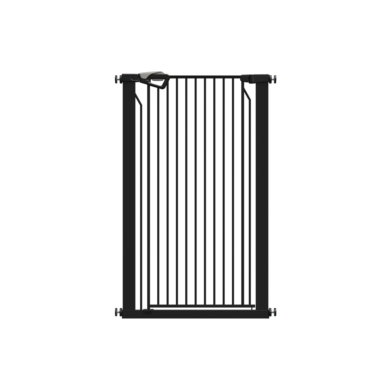Alopet 120cm Retractable Safety Gate Pet Dog Cat Fence Guard Door Black - Sunyee