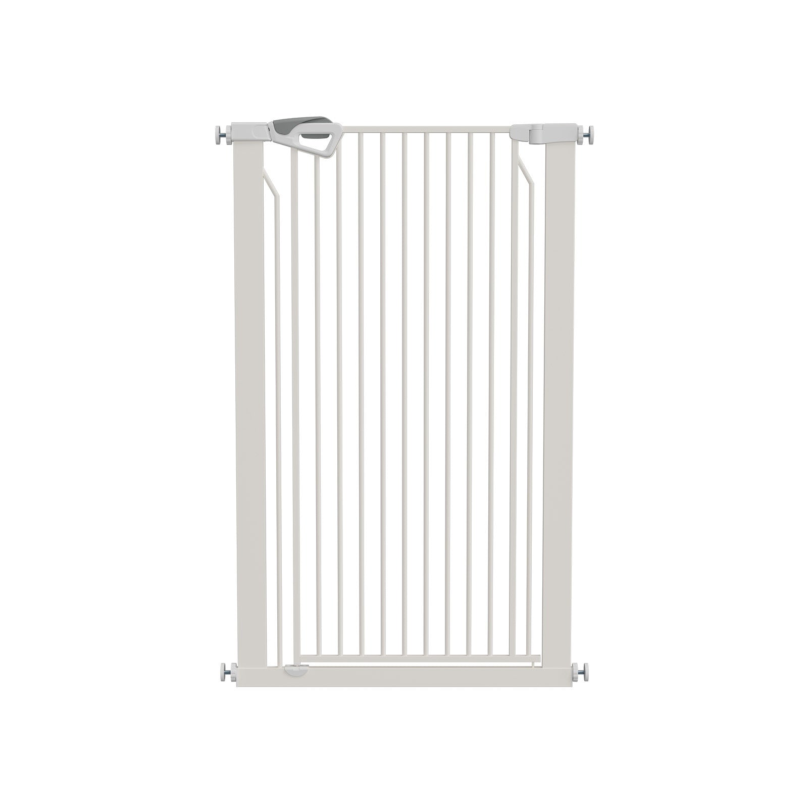 Alopet 120cm Retractable Safety Gate Pet Dog Cat Fence Guard Door White - Sunyee