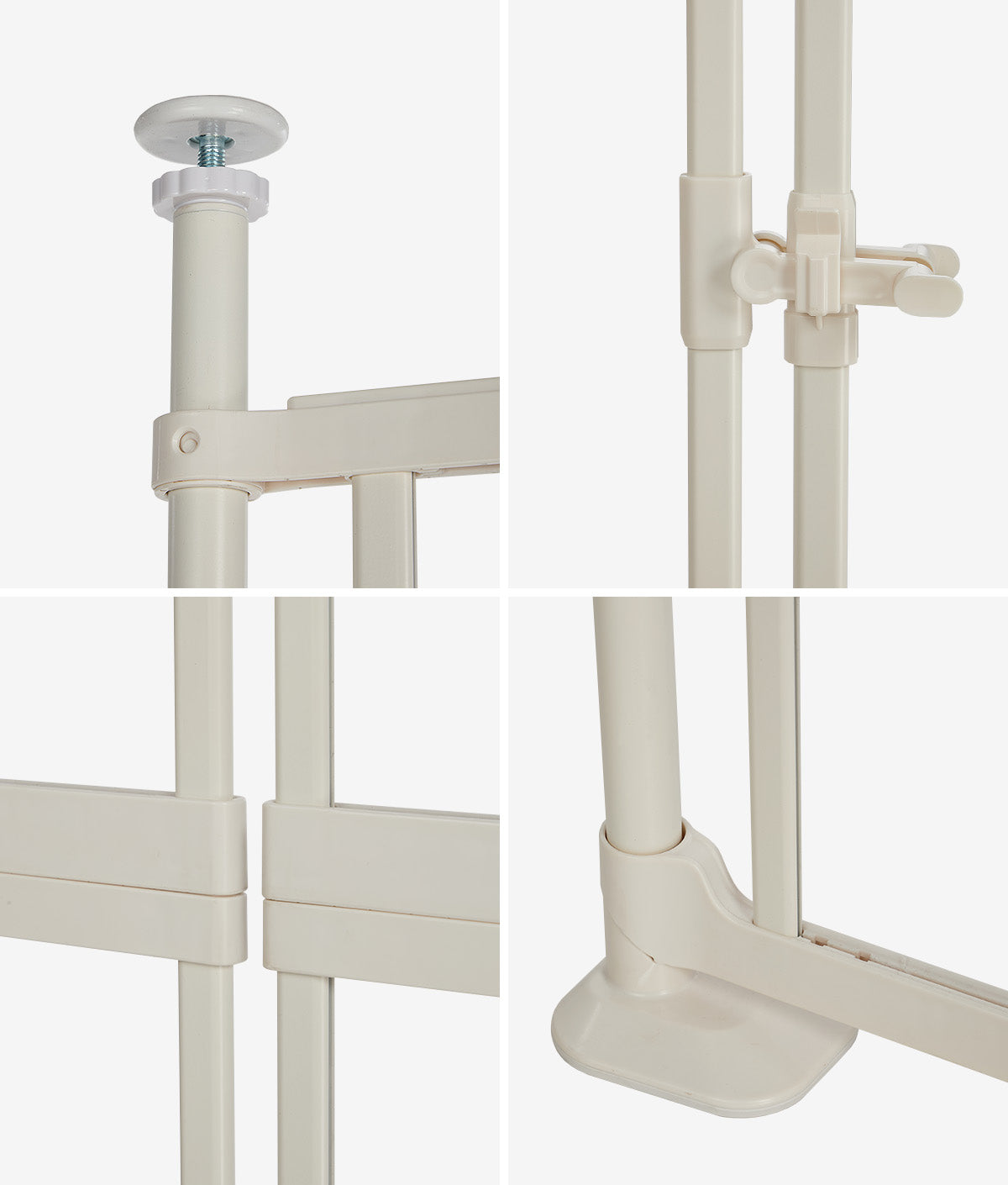 Alopet 190-264cm Extra Tall Cat Gate Retractable Safety Gate Pet Dog Invisible - Sunyee
