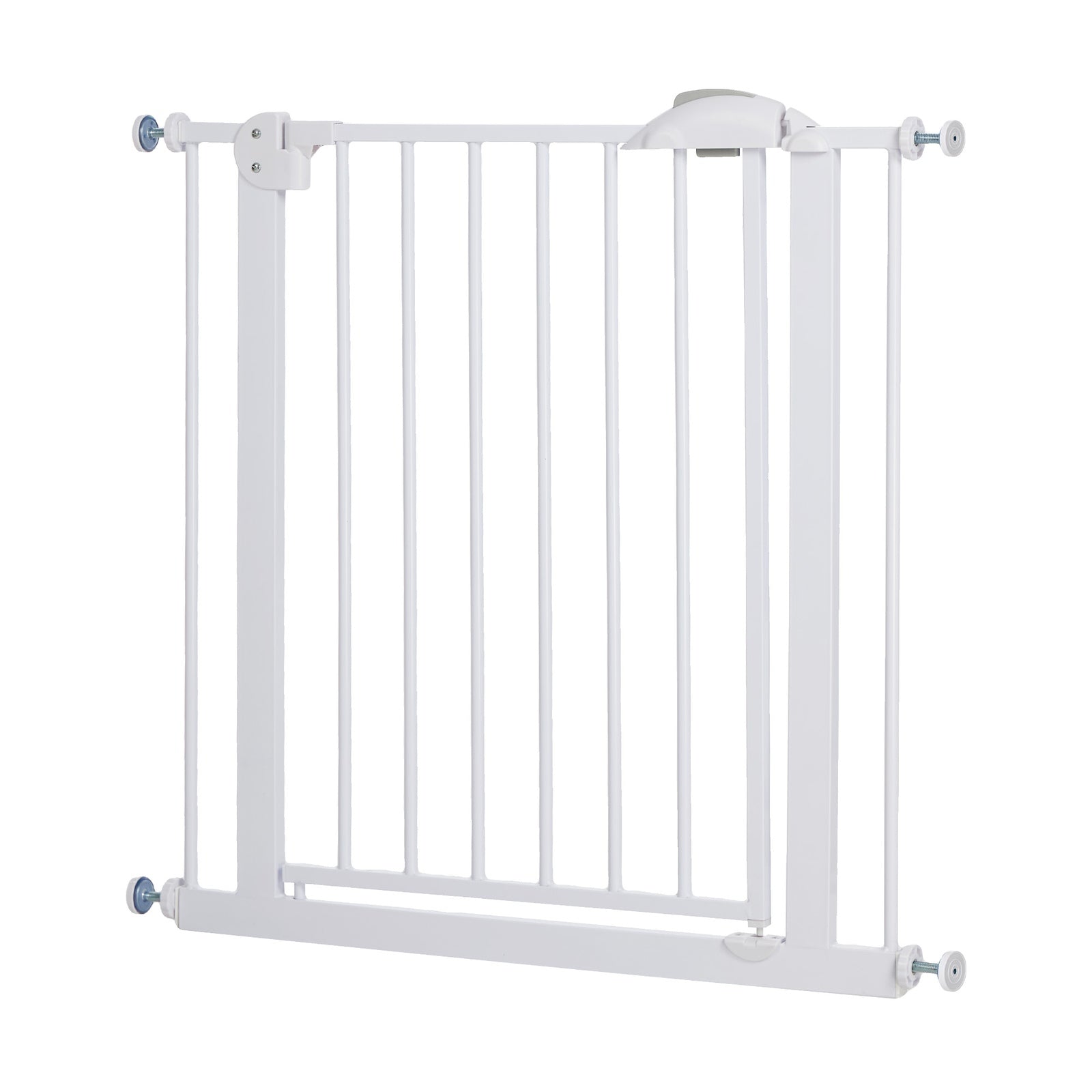 Alopet 78cm Retractable Safety Gate Pet Dog Cat Fence Guard Door White - Sunyee