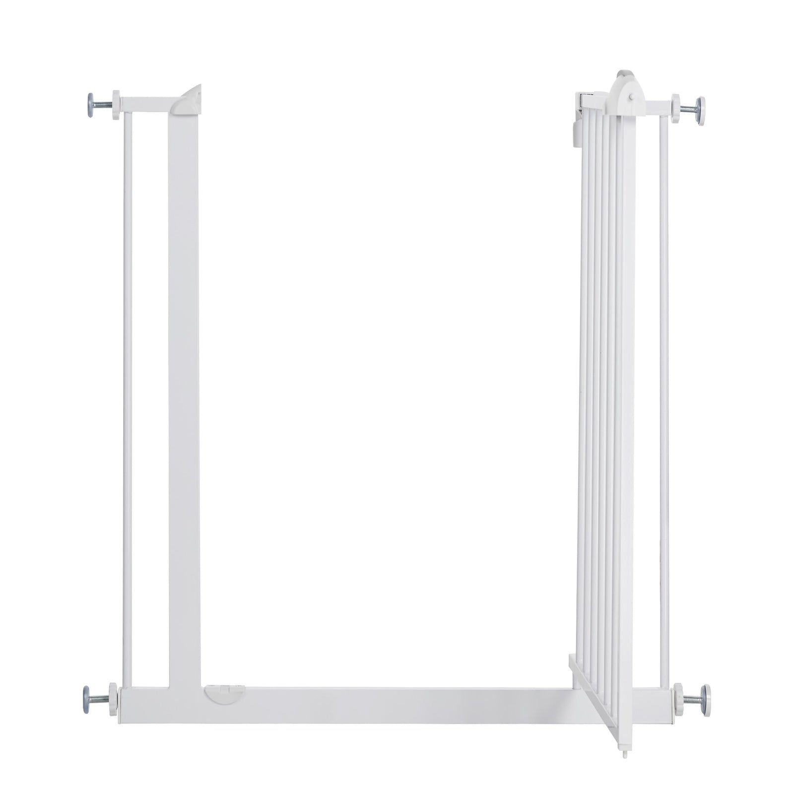 Alopet 78cm Retractable Safety Gate Pet Dog Cat Fence Guard Door White - Sunyee