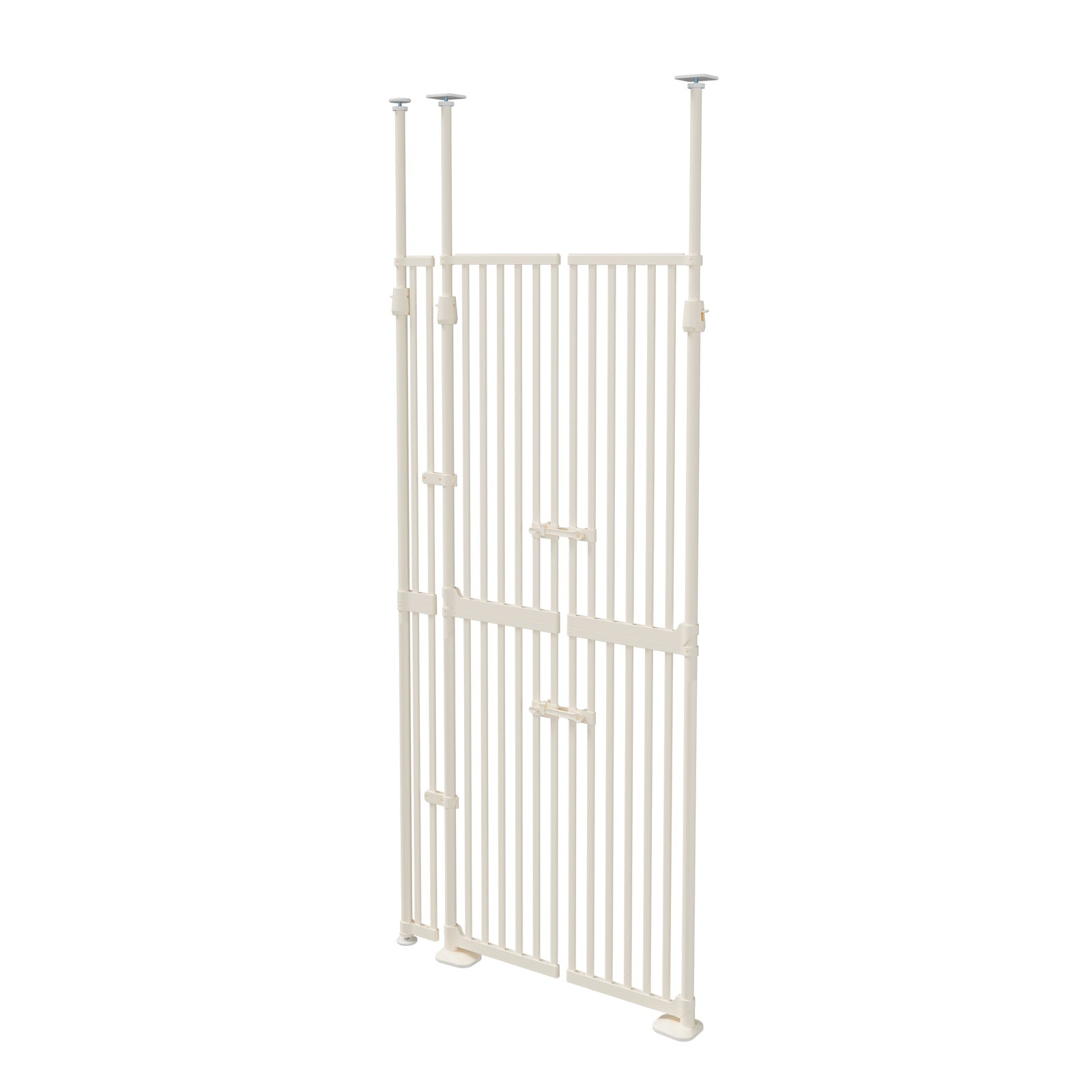 Alopet 190cm-264cm Retractable Safety Gate Pet Dog Cat Extra Tall Fence White - Sunyee